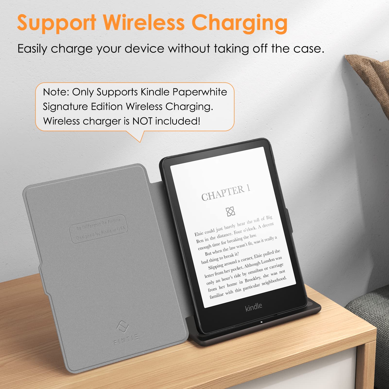 Foto 5 | Funda Fintie Slimshell Para Kindle Paperwhite De 6,8 Pulgadas (11.ª Generación) - Venta Internacional.