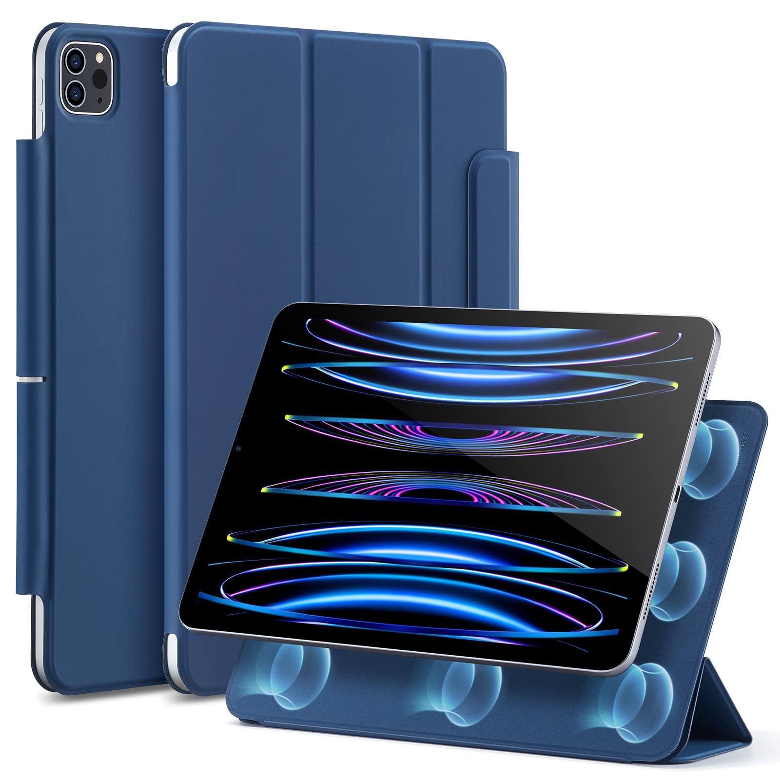 Funda Esr Rebound Magnetic Para Ipad Pro 11'' (06/2020), Color Azul Marino - Venta Internacional.