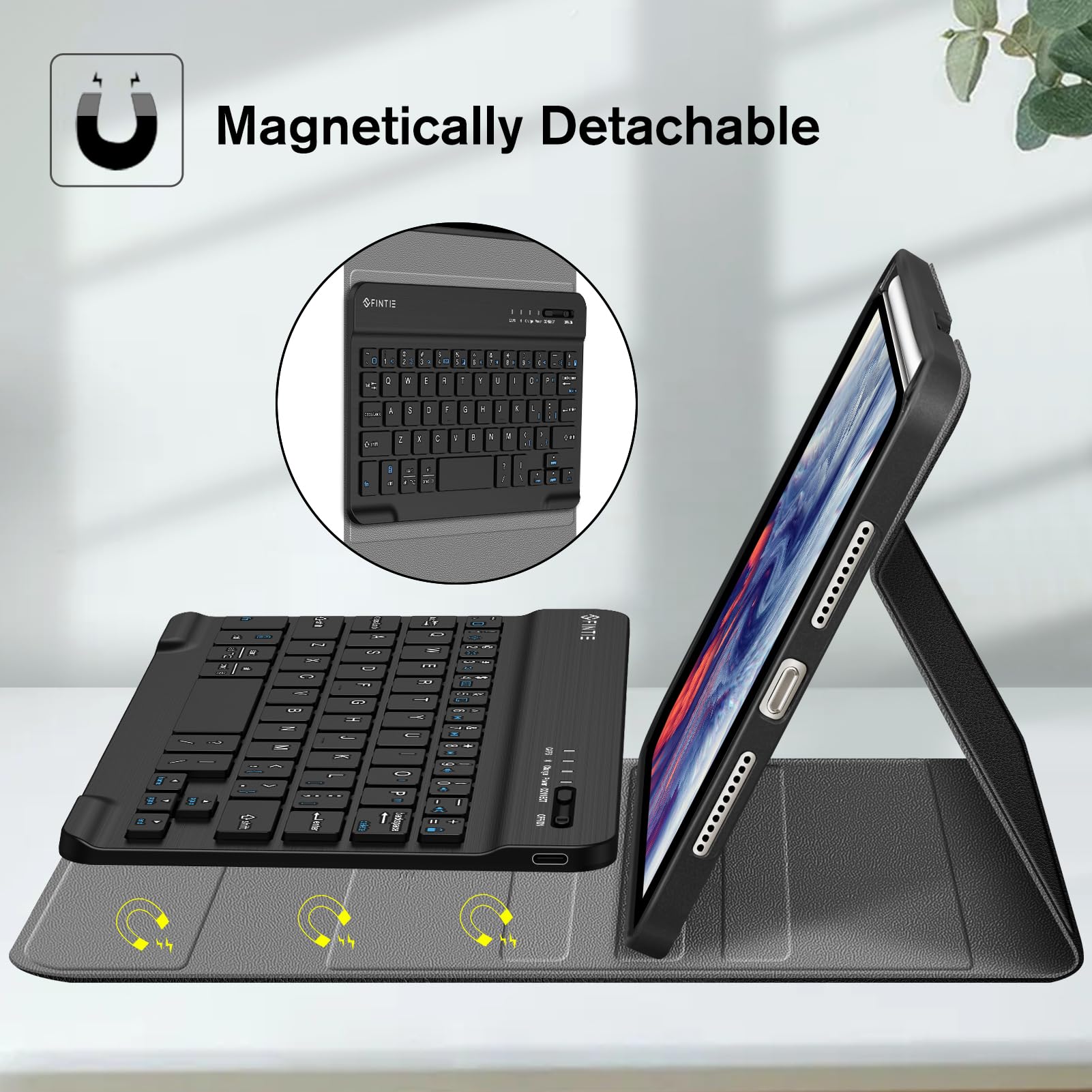 Foto 4 pulgar | Funda Con Teclado Fintie Para Ipad Mini (a17 Pro) 7.ª Generación, 2024, 8.3 Pulgadas - Venta Internacional.