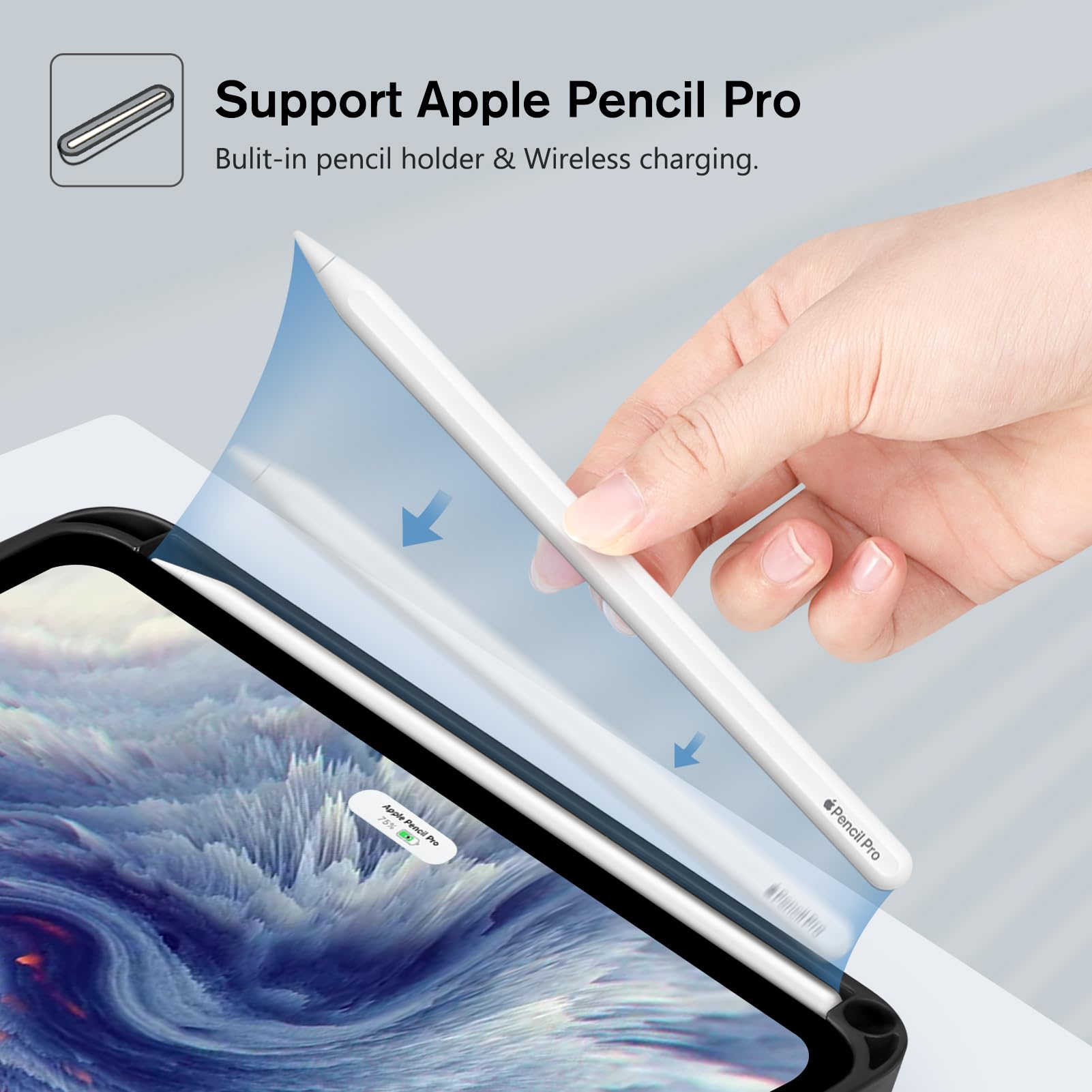 Foto 5 | Funda Con Teclado Fintie Para Ipad Mini (a17 Pro) 7.ª Generación, 2024, 8.3 Pulgadas - Venta Internacional.