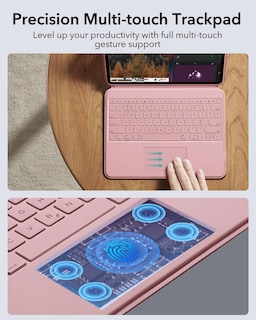 Foto 5 | Funda Con Teclado Esr Ascend Para Ipad Air De 13 Pulgadas Con Teclado Rosa - Venta Internacional.