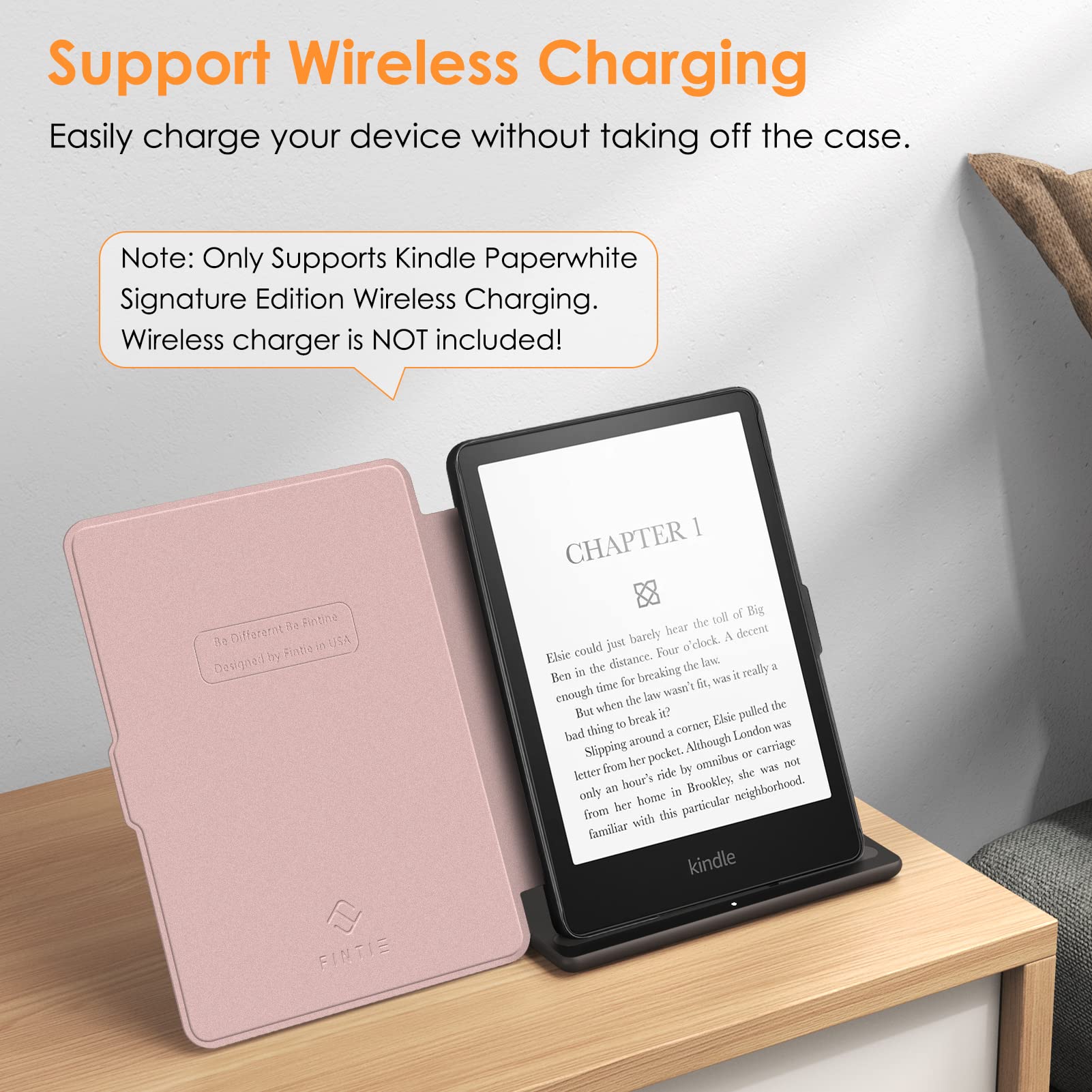 Foto 5 | Funda Fintie Slimshell Para Kindle Paperwhite De 6,8 Pulgadas (11.ª Generación) - Venta Internacional.