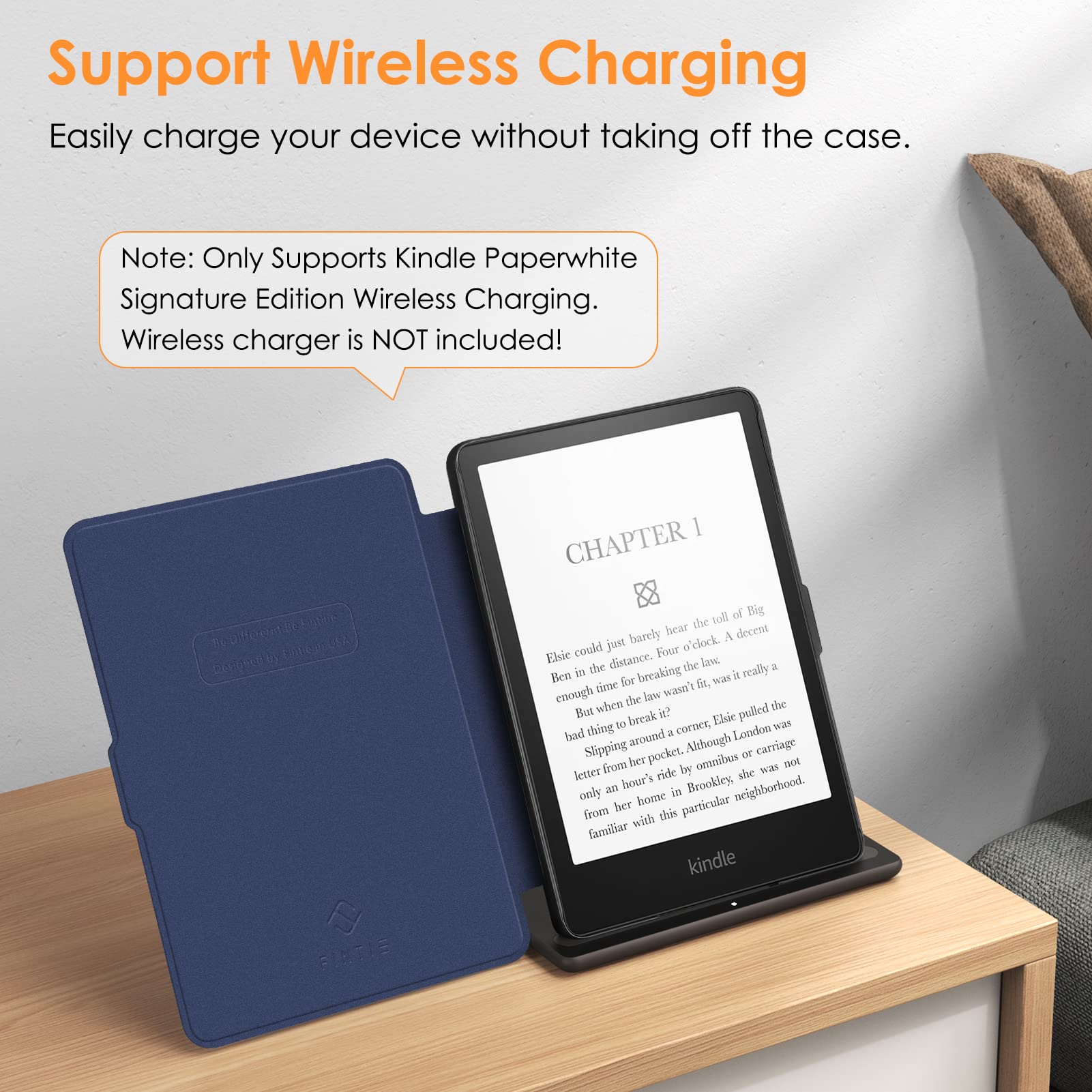 Foto 6 | Funda Fintie Slimshell Para Kindle Paperwhite De 6,8 Pulgadas (11.ª Generación) - Venta Internacional.
