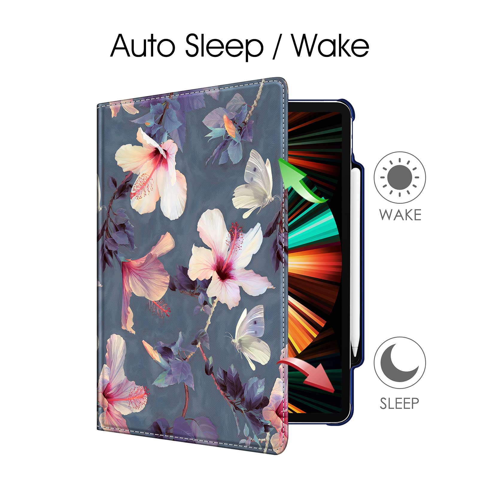 Foto 4 pulgar | Funda Giratoria Fintie Para Ipad Pro De 12,9'' De 6.ª Generación De 2022 Con Lápiz - Venta Internacional.
