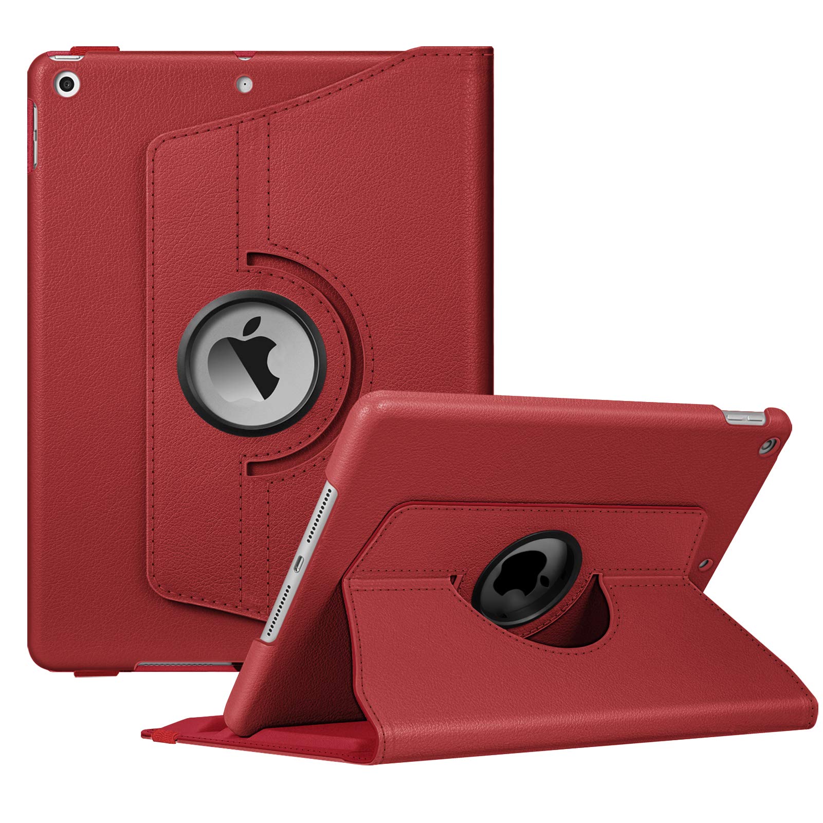 Foto 1 | Funda Giratoria Fintie Para Ipad De 9ª, 8ª Y 7ª Generación De 10,2 Pulgadas, Color Rojo Amapola - Venta Internacional.