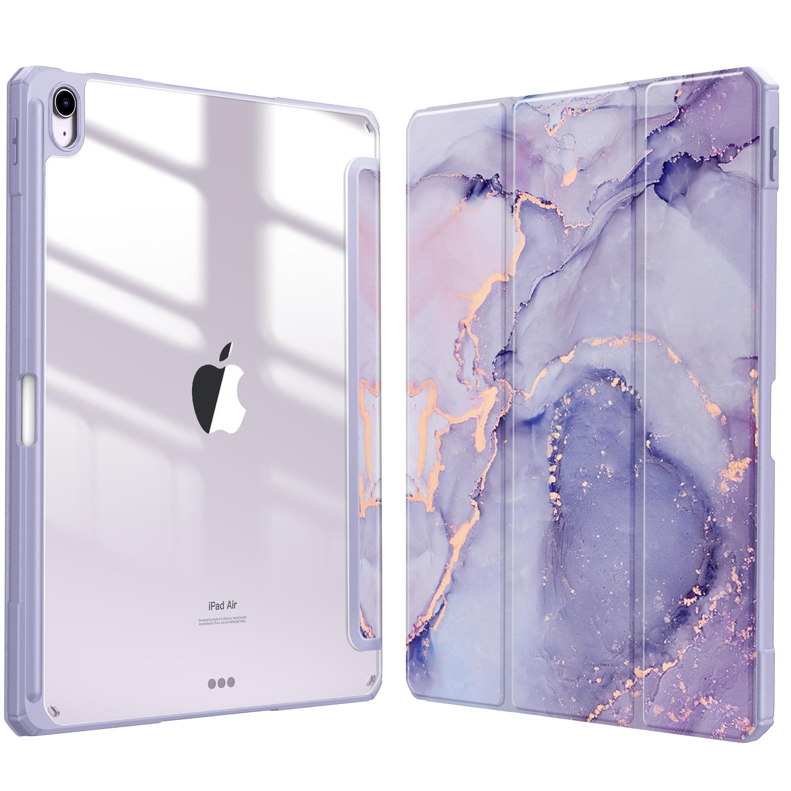Foto 2 pulgar | Funda Fintie Hybrid Slim Para Ipad Air De 13 Pulgadas (m3) 2025, Color Lila - Venta Internacional.