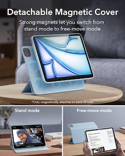 Foto 4 | Funda Para Ipad Air Esr De 11 Pulgadas 2025 M3/m2 Con Soporte Para Lápices Sky Bl - Venta Internacional.