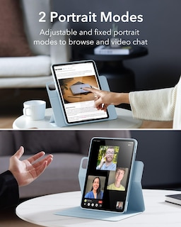 Foto 6 | Funda Para Ipad Air Esr De 11 Pulgadas 2025 M3/m2 Con Soporte Para Lápices Sky Bl - Venta Internacional.