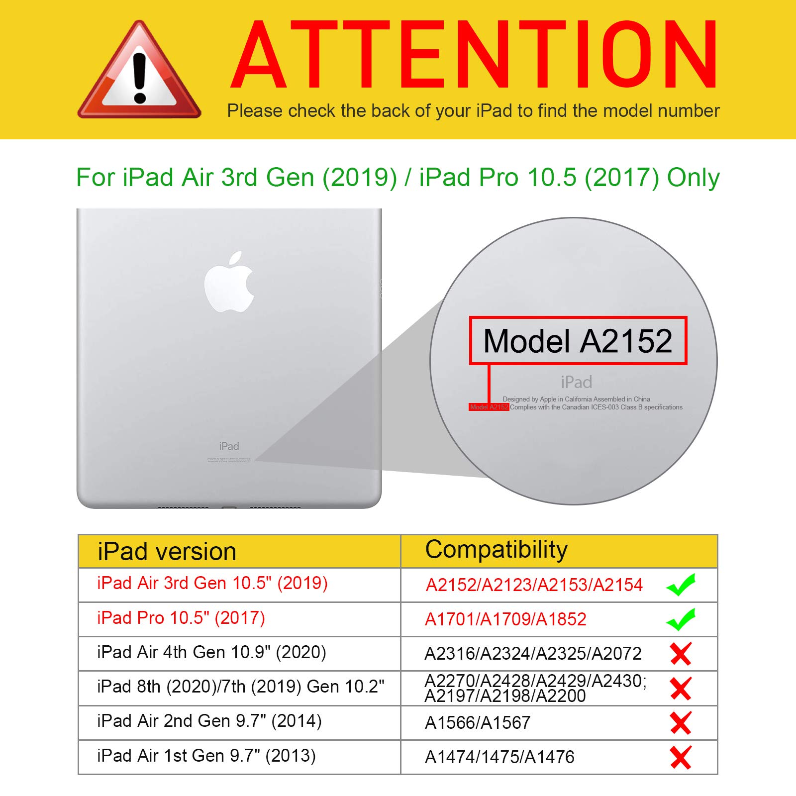 Foto 3 pulgar | Soporte Magnético Case Fintie Para Ipad Air 10.5 3.ª Generación 2019 - Venta Internacional.