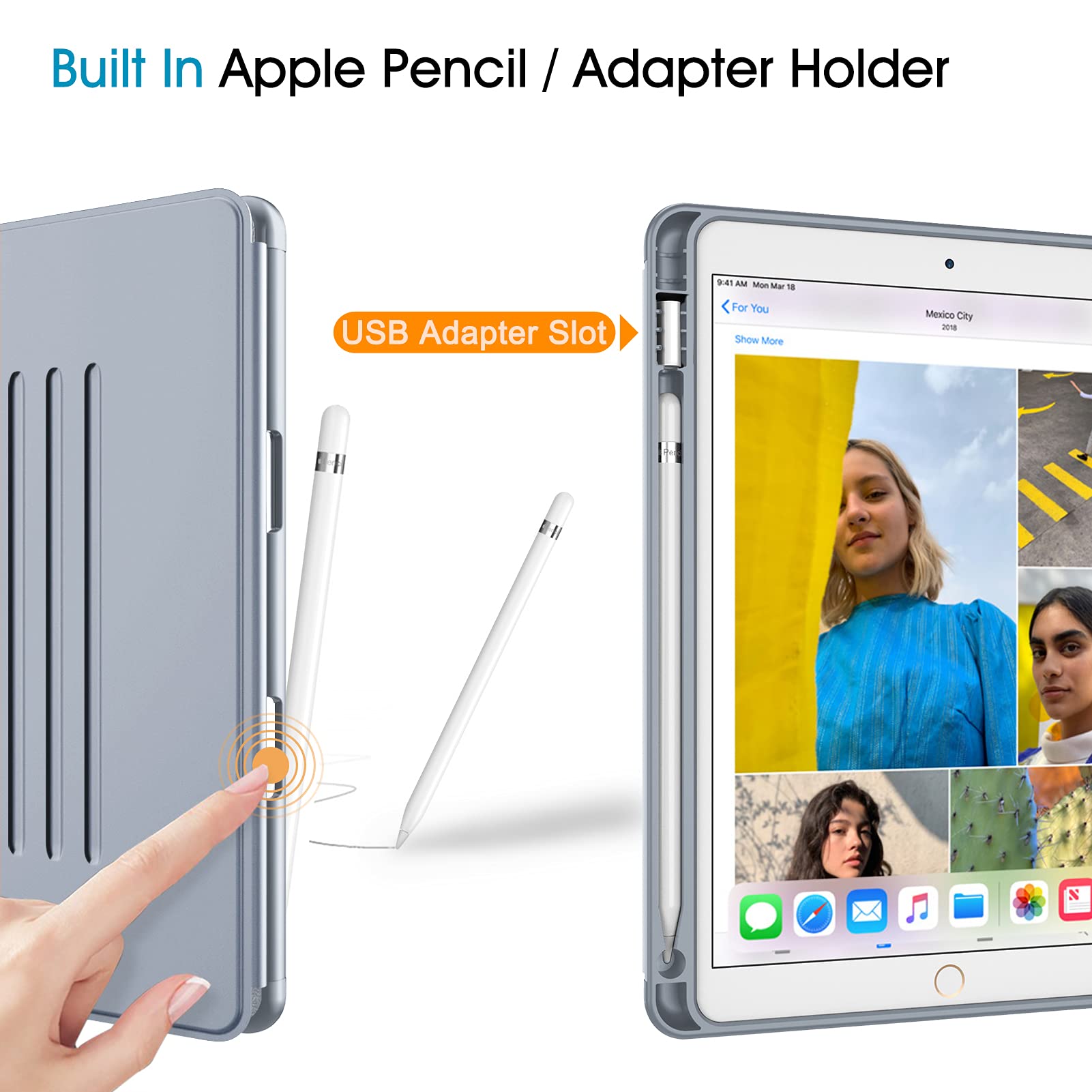 Foto 5 pulgar | Soporte Magnético Case Fintie Para Ipad Air 10.5 3.ª Generación 2019 - Venta Internacional.