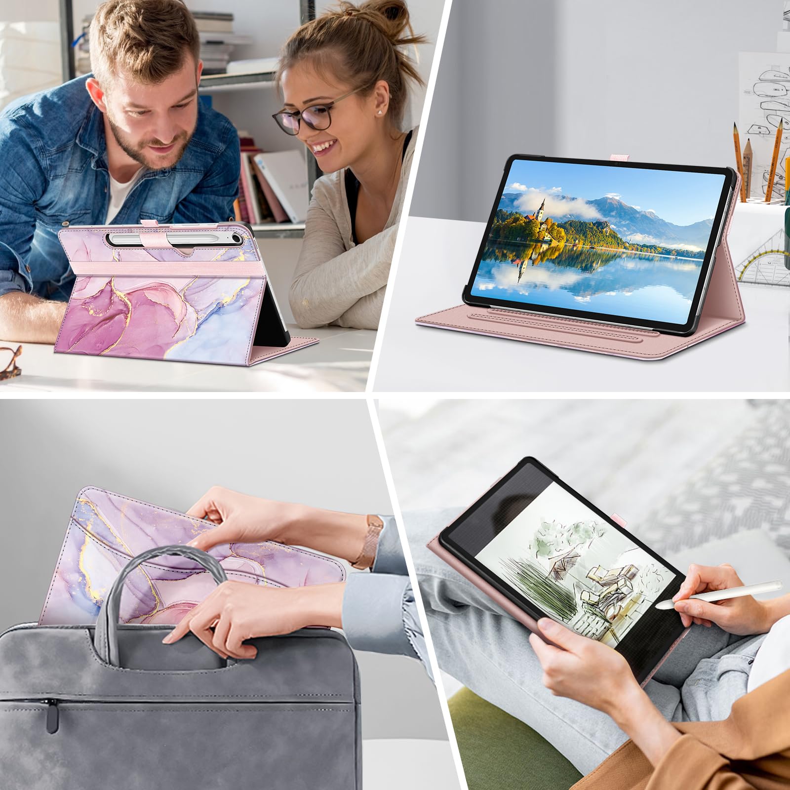 Foto 8 pulgar | Funda Fintie Para Samsung Galaxy Tab S10 Fe/s9 Fe 5g 10.9 - Venta Internacional.