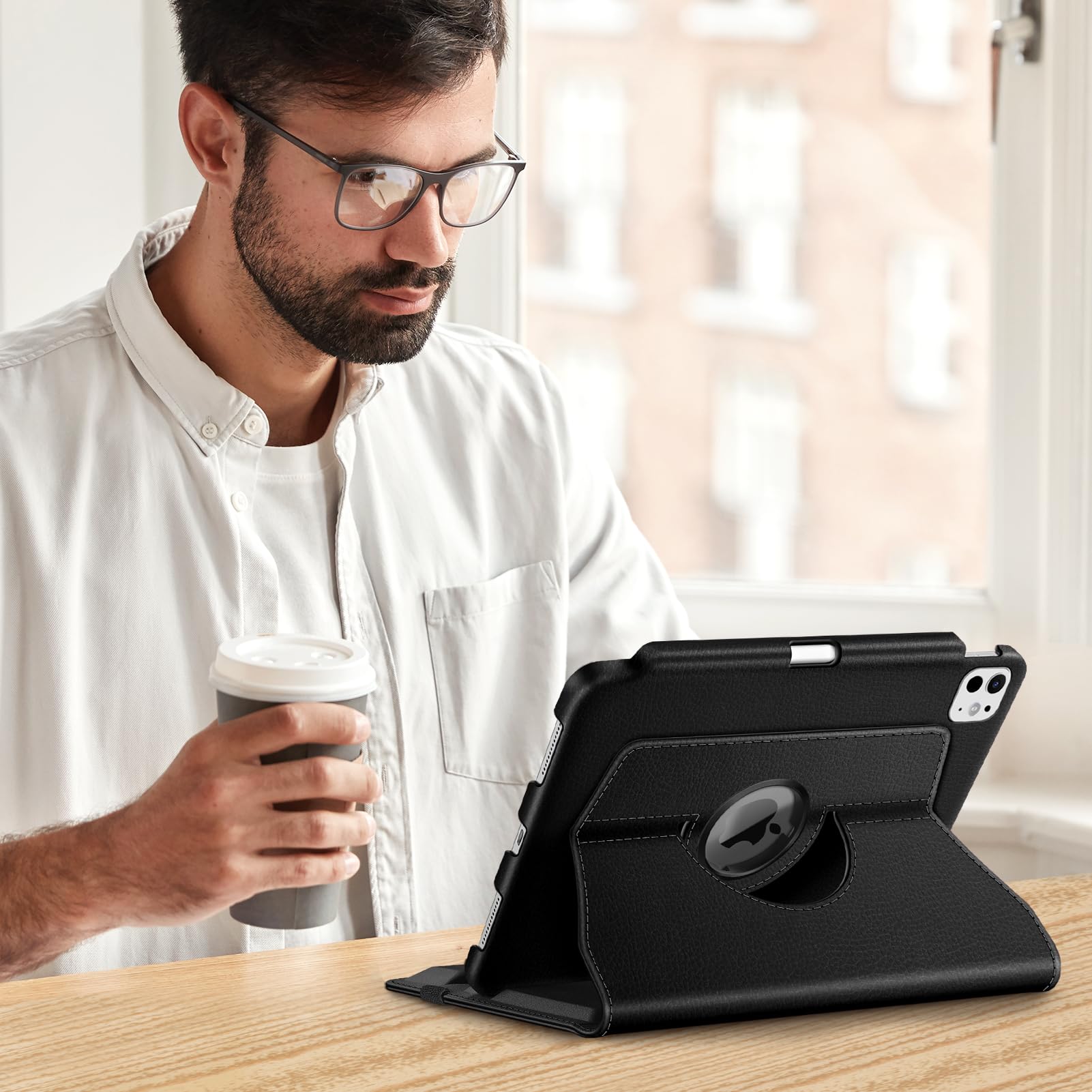 Foto 7 pulgar | Funda Giratoria Fintie Para Ipad Pro M4 De 11 Pulgadas (2024) Con Lápiz - Venta Internacional.