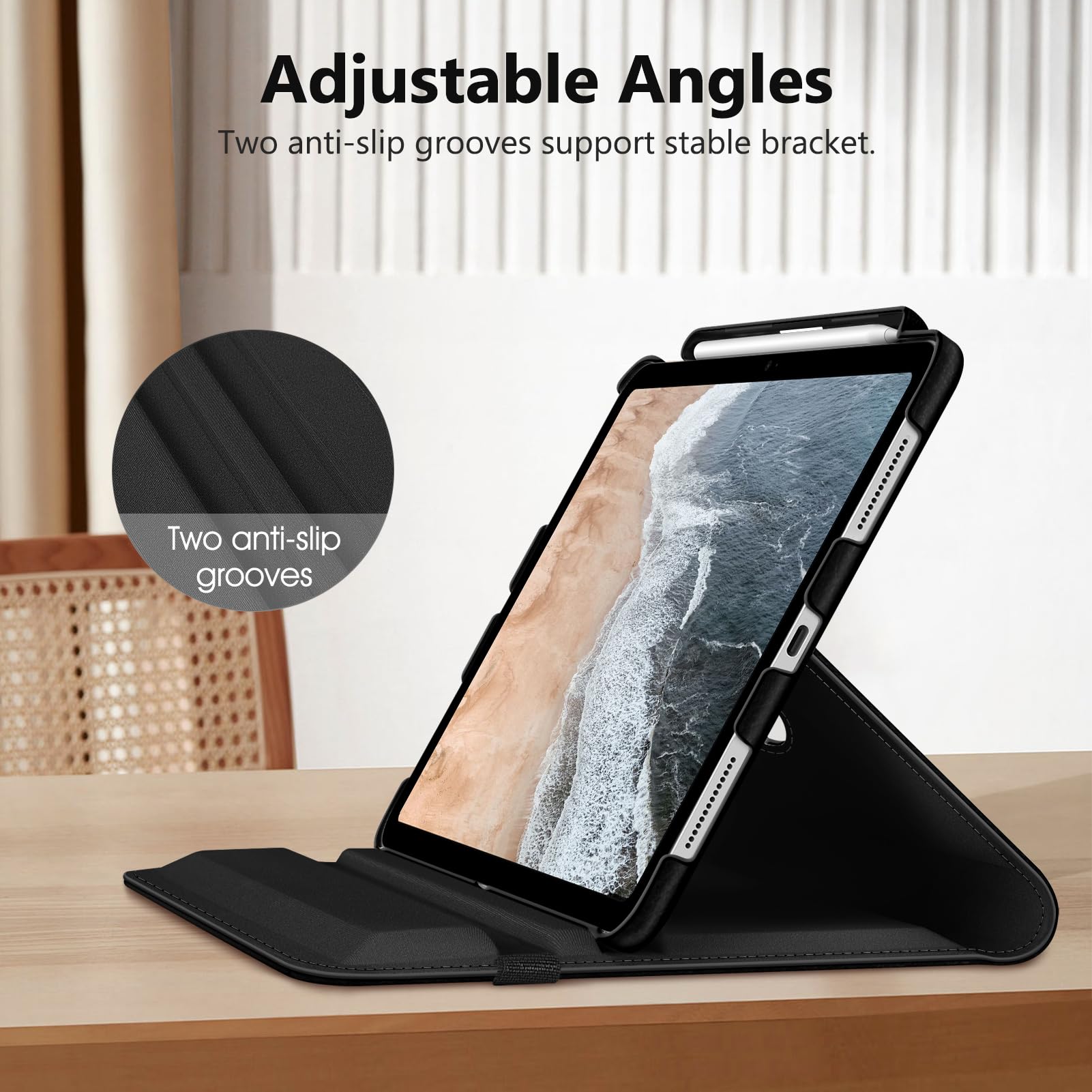 Foto 8 pulgar | Funda Giratoria Fintie Para Ipad Pro M4 De 11 Pulgadas (2024) Con Lápiz - Venta Internacional.