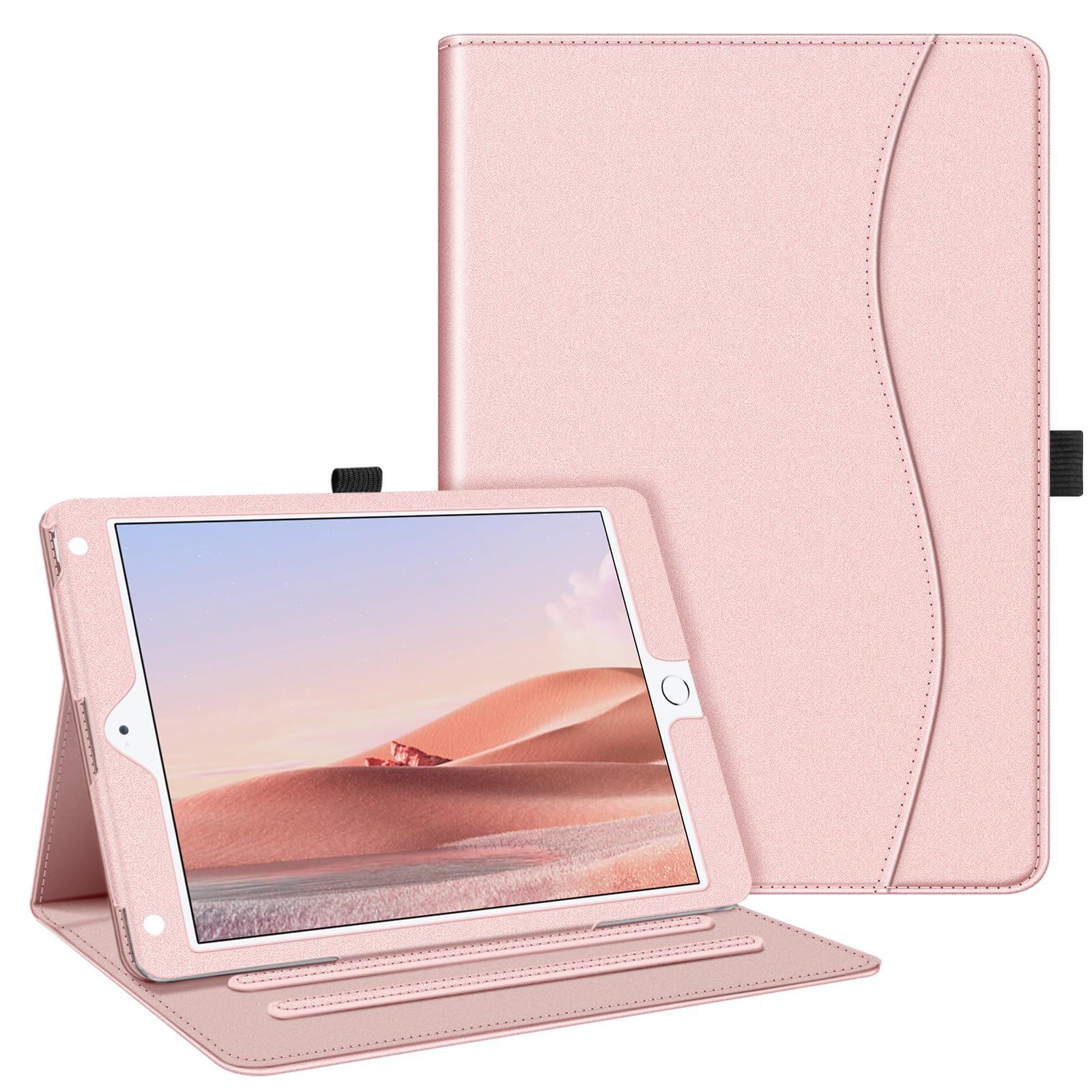 Funda Fintie Para Ipad 6ª Y 5ª Generación, Ipad Air 2/air 1, Oro Rosa - Venta Internacional.