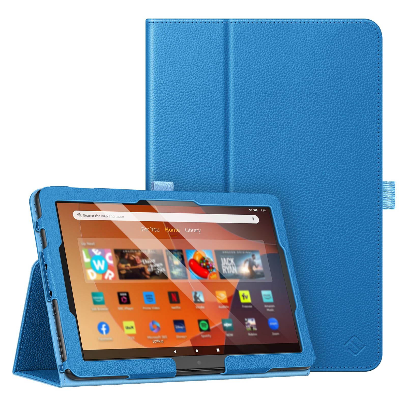 Foto 2 pulgar | Funda Tipo Folio Fintie Para Tablet Amazon Fire Hd 10/10 Plus, Color Azul - Venta Internacional.