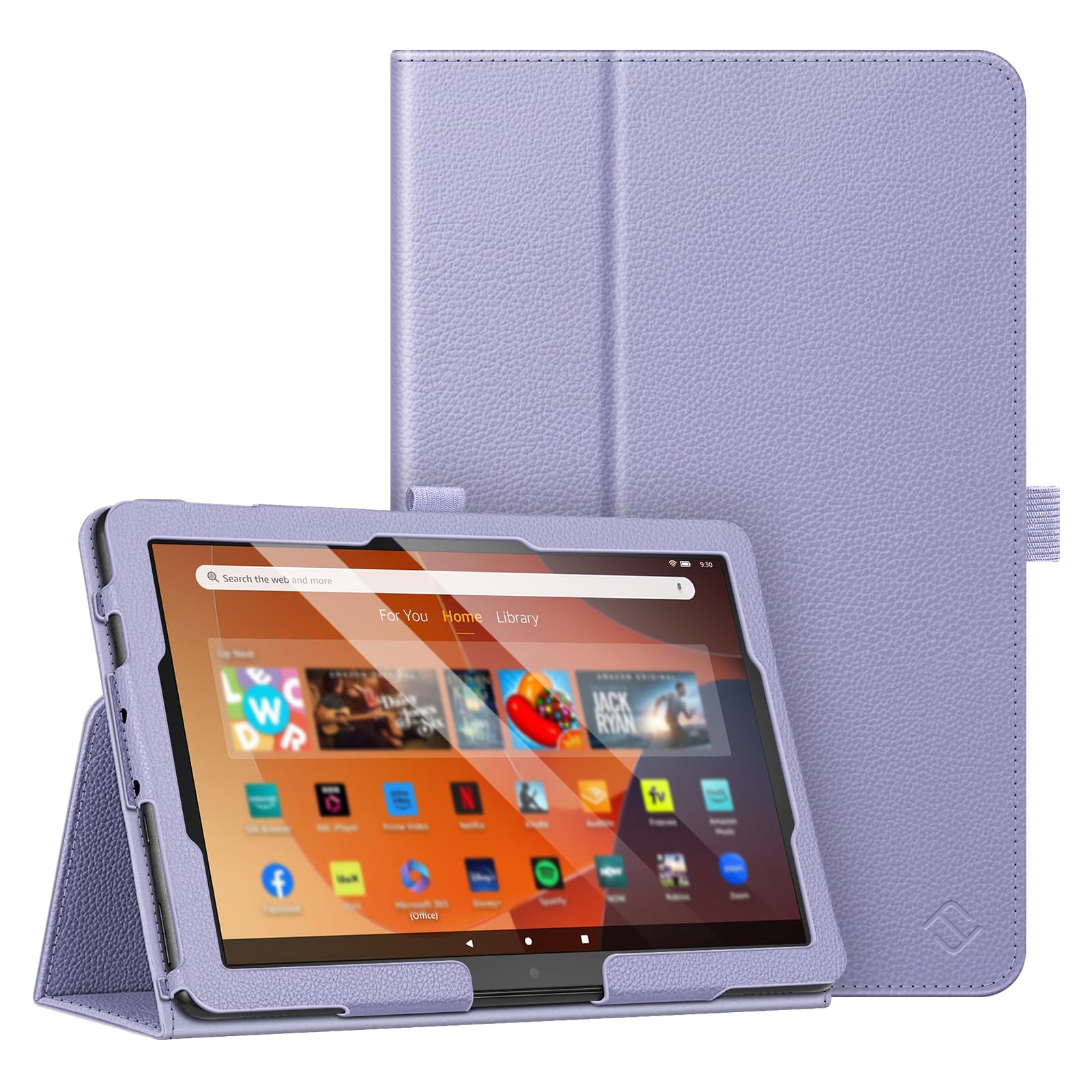 Foto 1 | Funda Tipo Folio Fintie Para Tablet Amazon Fire Hd 10/10 Plus, Color Morado - Venta Internacional.
