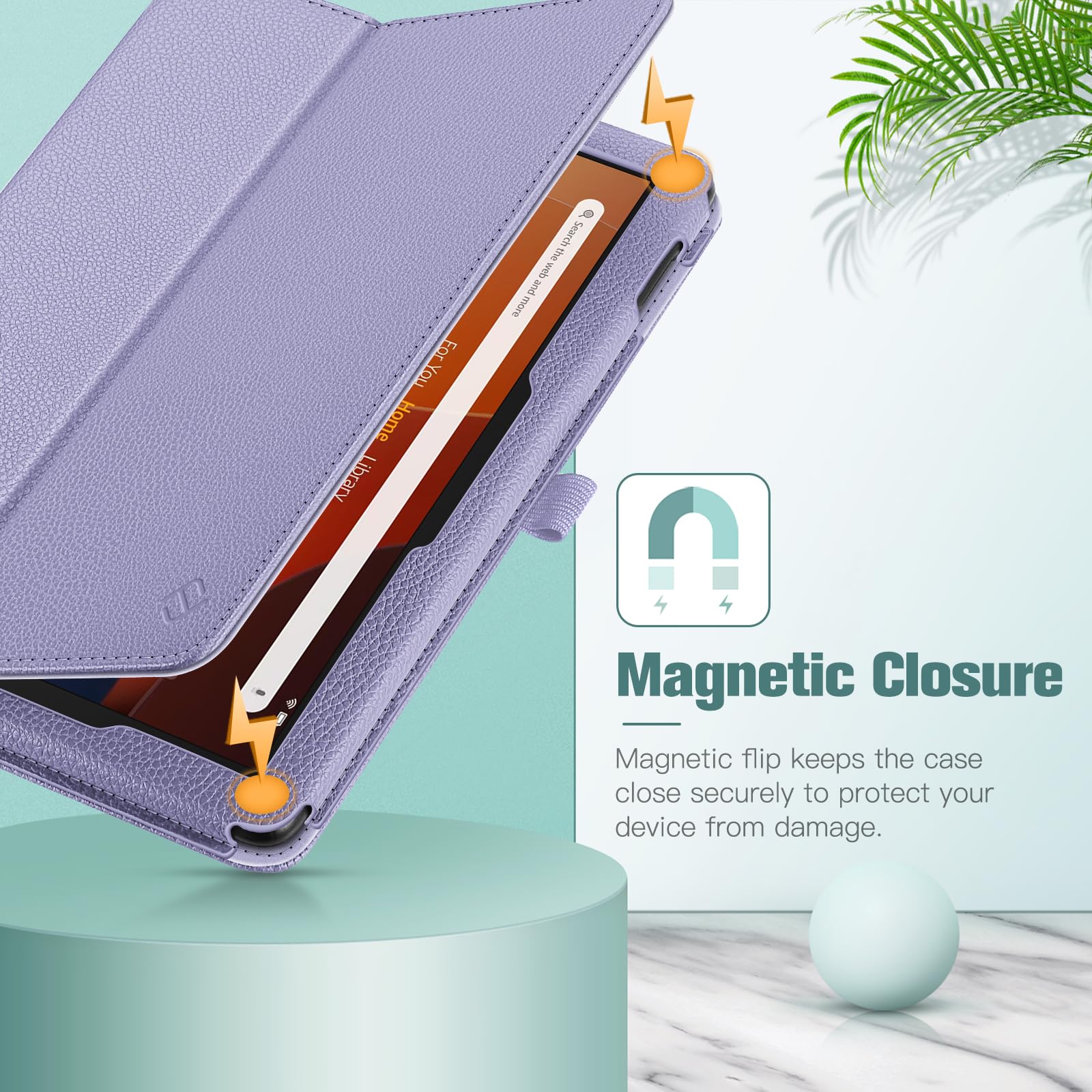 Foto 6 pulgar | Funda Tipo Folio Fintie Para Tablet Amazon Fire Hd 10/10 Plus, Color Morado - Venta Internacional.