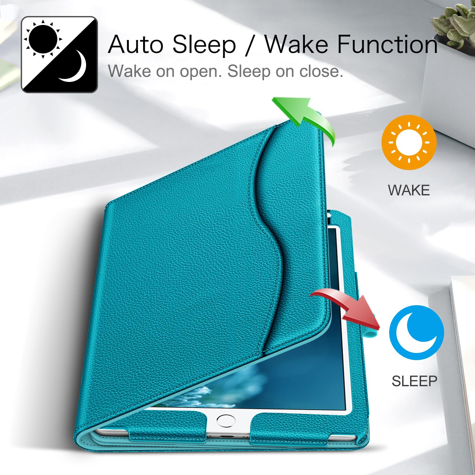 Foto 3 | Funda Fintie Para Ipad De 6.ª Y 5.ª Generación, Ipad Air 2/air 1 De 9,7 Pulgadas - Venta Internacional.