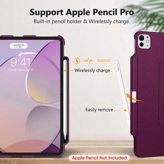 Foto 5 | Funda Giratoria Fintie Para Ipad Pro De 13 Pulgadas (m4) 2024 Con Lápiz - Venta Internacional.