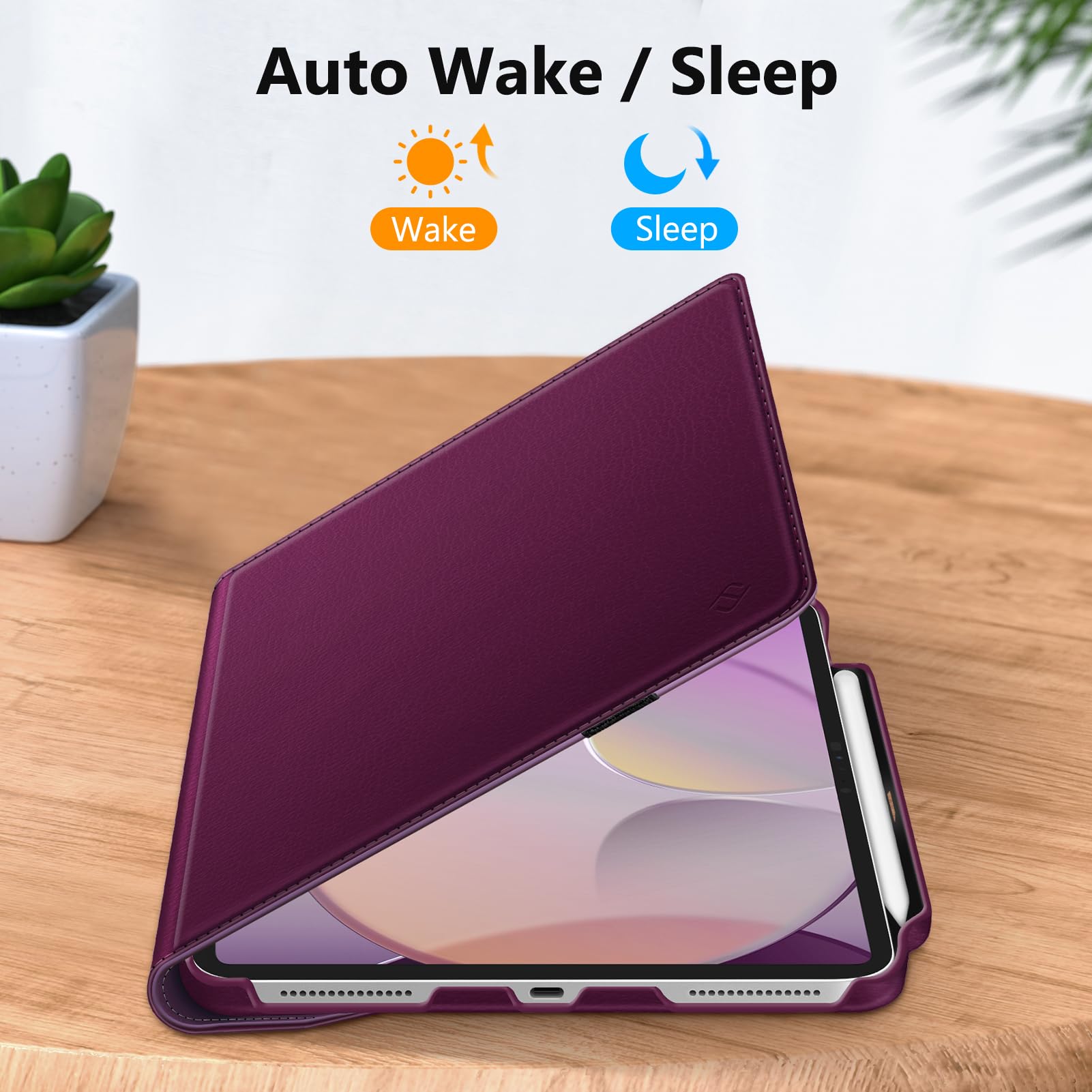 Foto 6 | Funda Giratoria Fintie Para Ipad Pro De 13 Pulgadas (m4) 2024 Con Lápiz - Venta Internacional.