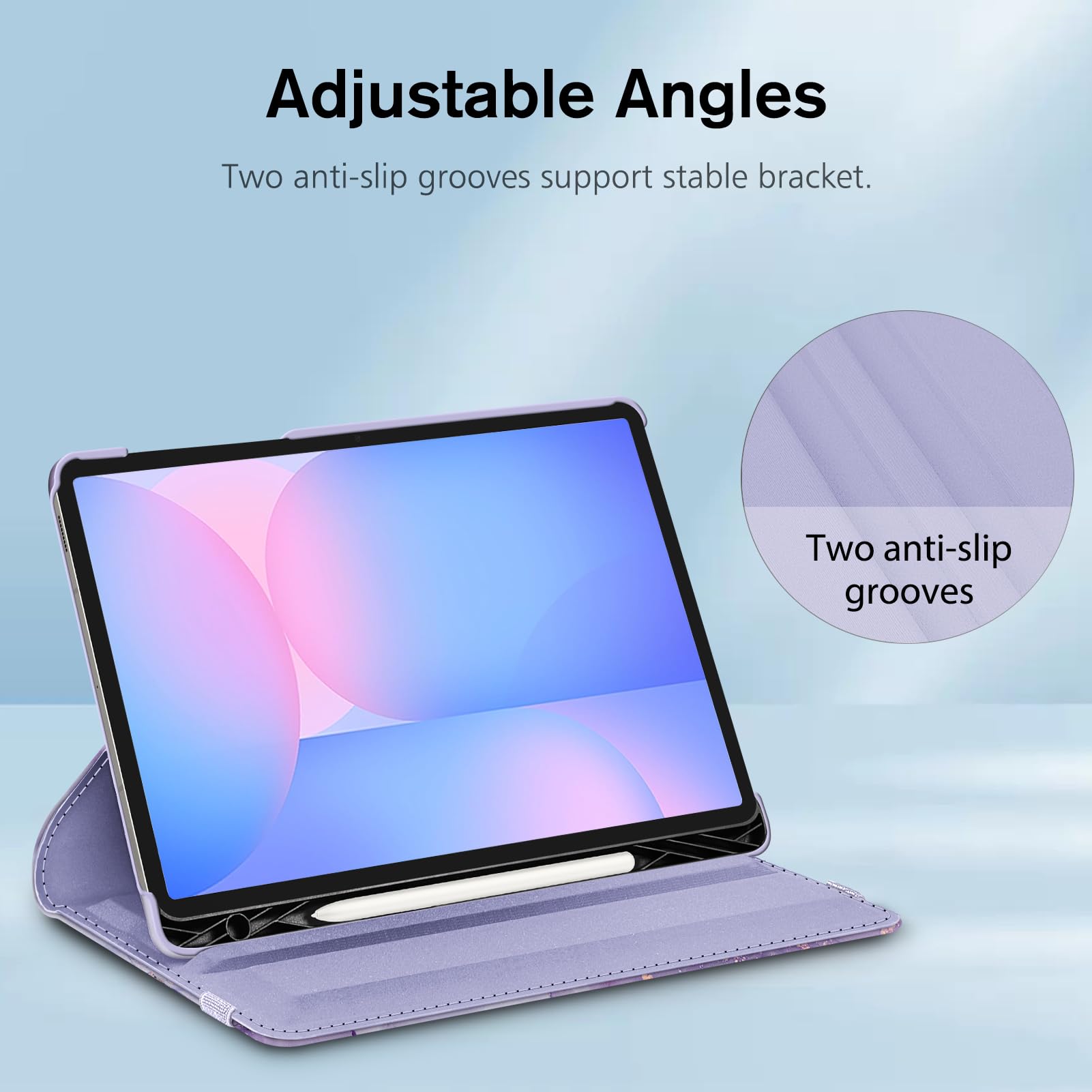 Foto 4 | Funda Giratoria Fintie Para Samsung Galaxy Tab S10 Fe/ S9 Fe 5g - Venta Internacional.