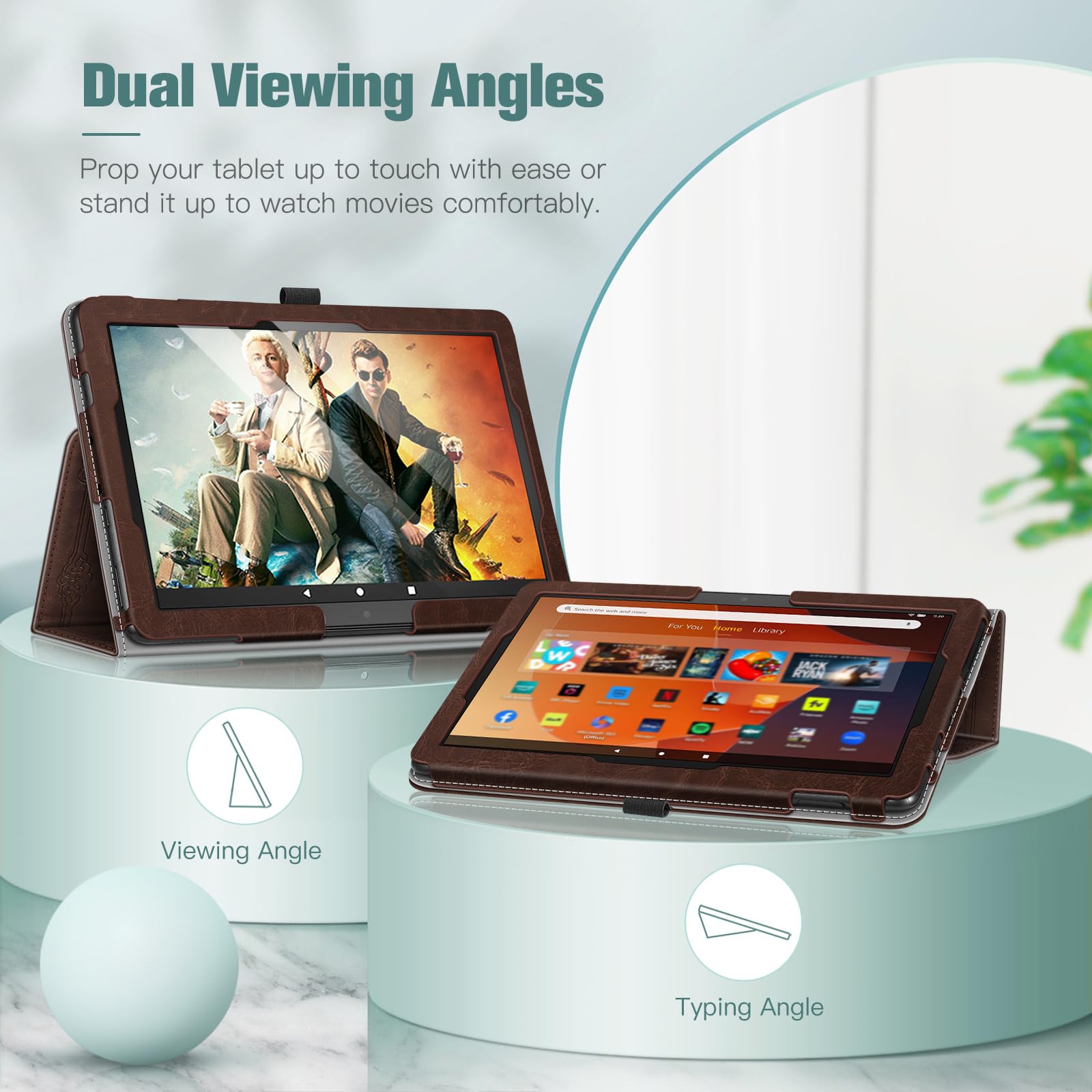 Foto 4 | Funda Tipo Folio Fintie Para Tablet Amazon Fire Hd 10/10 Plus - Venta Internacional.