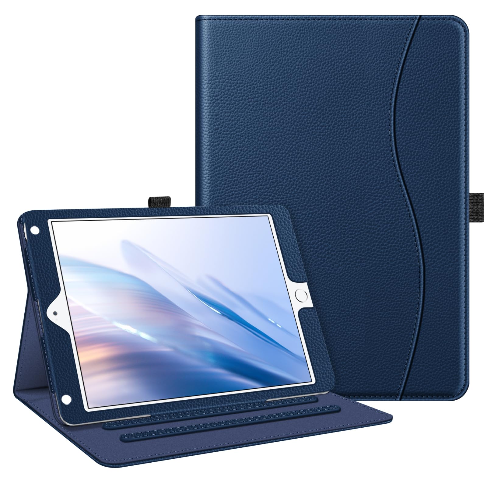 Funda Fintie Para Ipad De 6.ª Y 5.ª Generación, Ipad Air 2/air 1, Color Azul Marino - Venta Internacional.