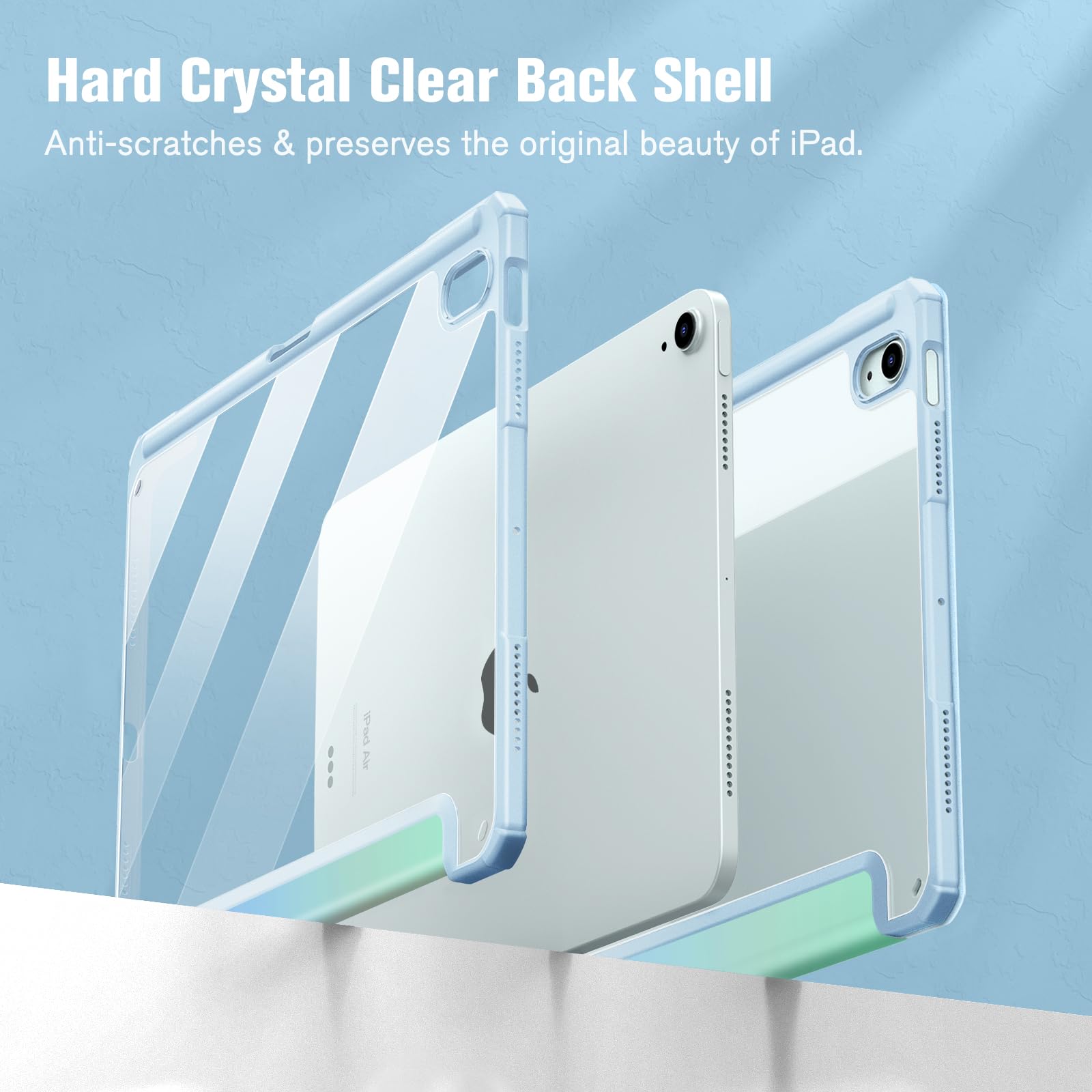 Foto 4 | Funda Fintie Hybrid Slim Para Ipad Air De 11 Pulgadas Con Soporte Para Lápices - Venta Internacional.