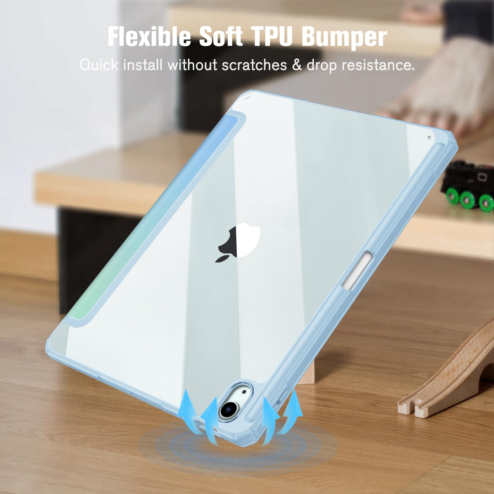Foto 5 | Funda Fintie Hybrid Slim Para Ipad Air De 11 Pulgadas Con Soporte Para Lápices - Venta Internacional.