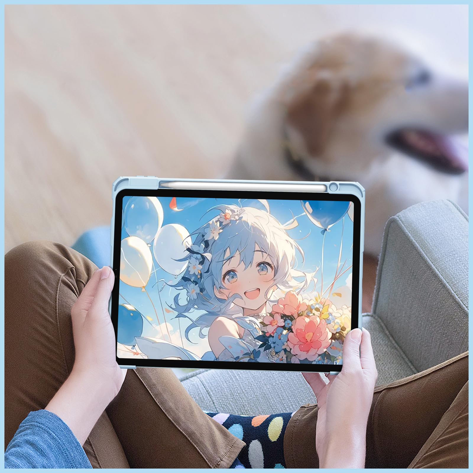 Foto 7 pulgar | Funda Fintie Hybrid Slim Para Ipad Air De 11 Pulgadas Con Soporte Para Lápices - Venta Internacional.