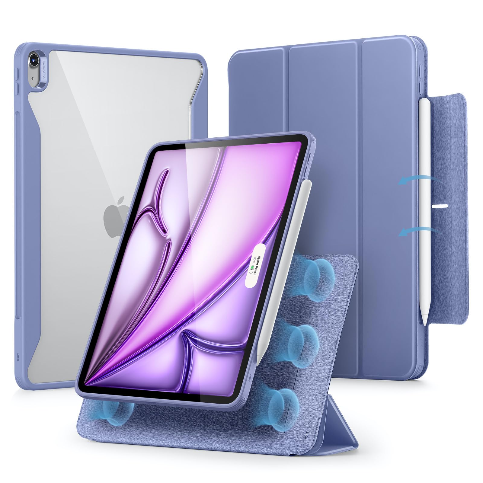Foto 2 pulgar | Funda Esr Para Ipad Air De 13 Pulgadas (2025/2024) Con Soporte Para Lápices P - Venta Internacional.