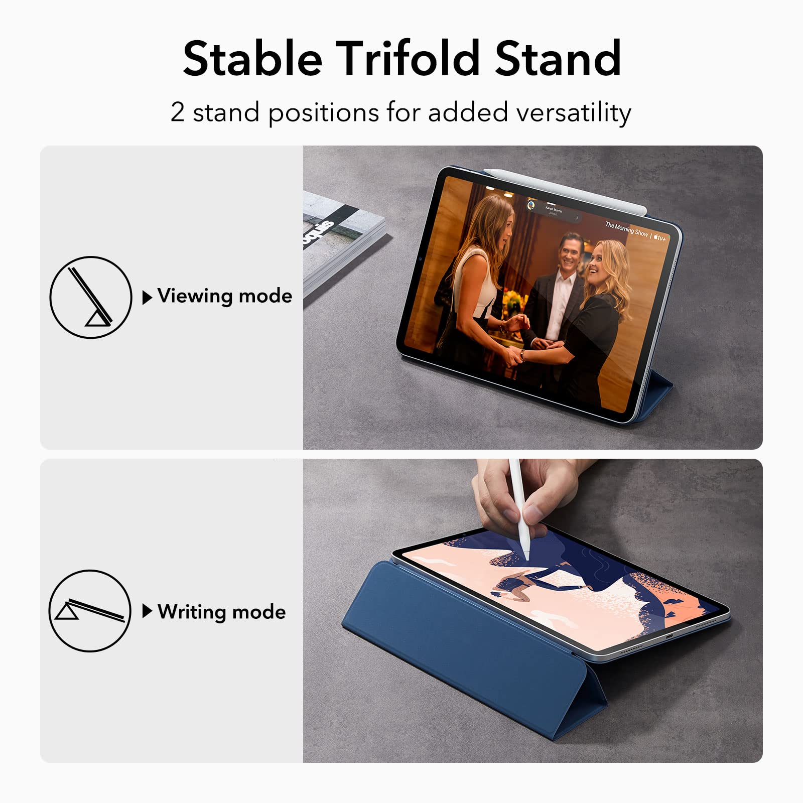 Foto 4 | Funda Esr Rebound Series Para Ipad Pro 12.9 De 6.ª, 5.ª Y 4.ª Generación Y Ipad Air 13 - Venta Internacional.
