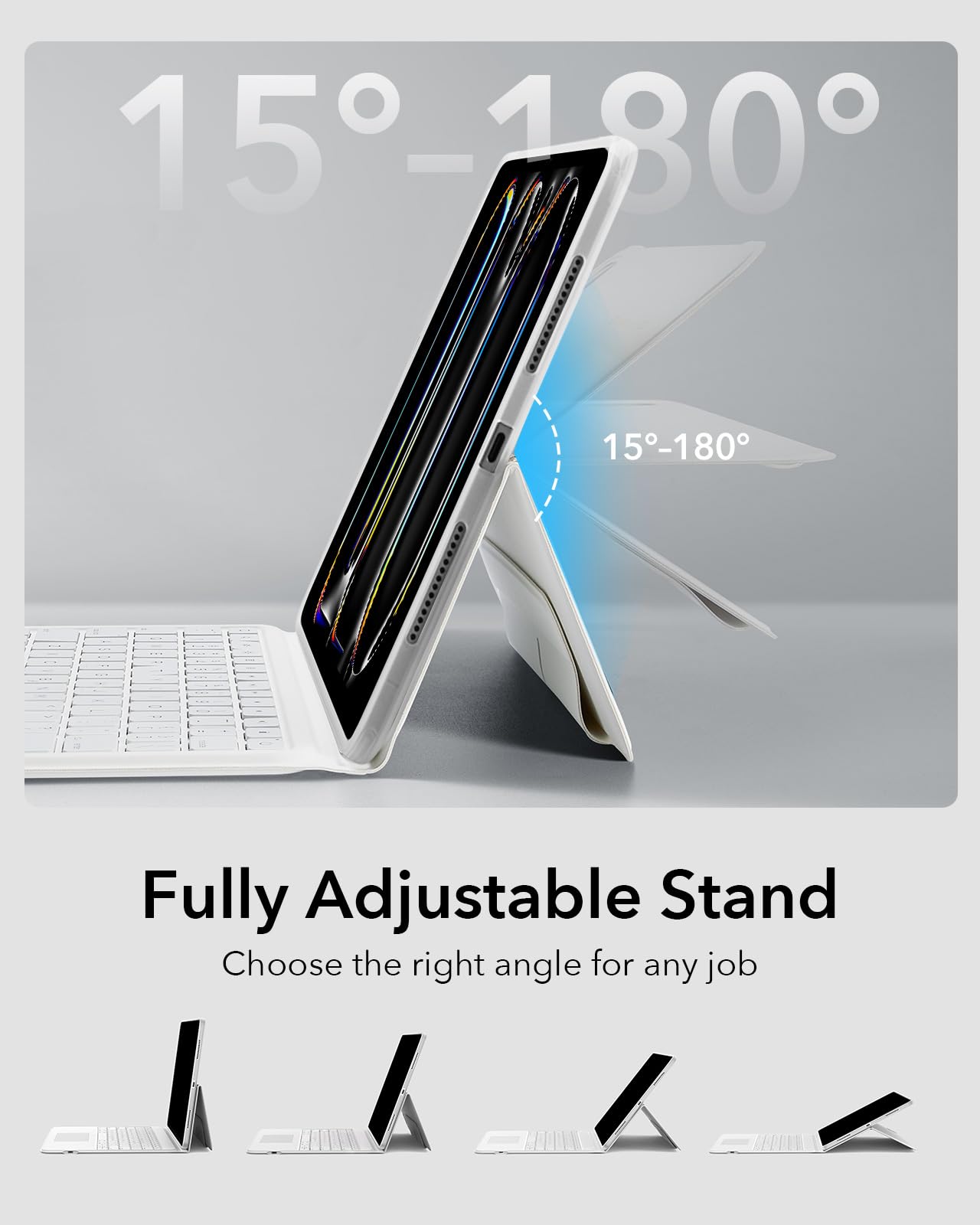 Foto 5 pulgar | Funda Con Teclado Esr Ascend Para Ipad Pro 11 2024 Con Panel Táctil - Venta Internacional.