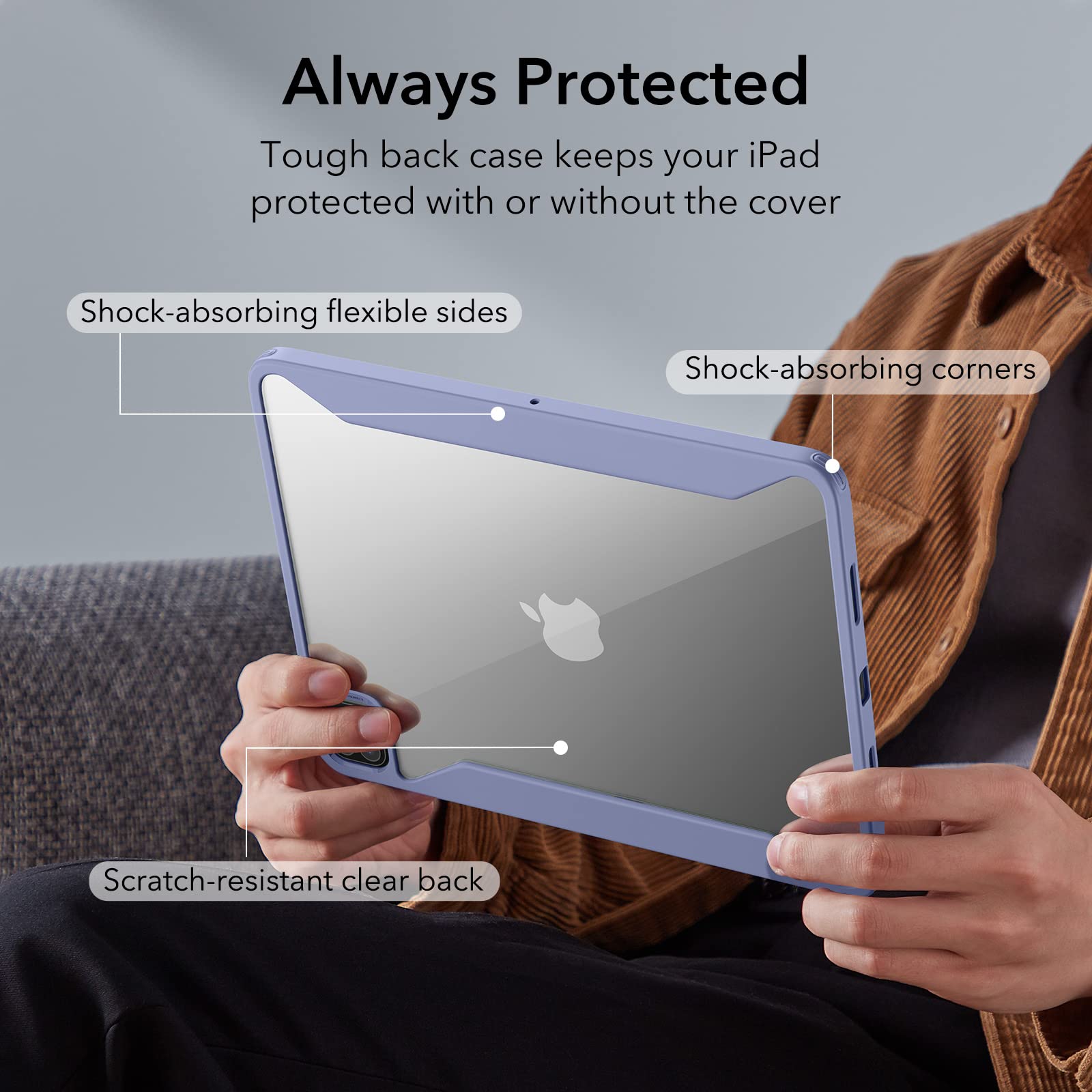 Foto 6 pulgar | Funda Esr Para Ipad Pro De 11 Pulgadas (2022/2021/2020/2018) Lavanda - Venta Internacional.