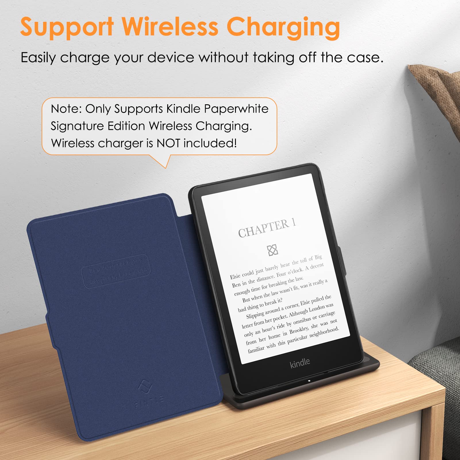 Foto 5 | Funda Fintie Slimshell Para Kindle Paperwhite 6.8 - Venta Internacional.