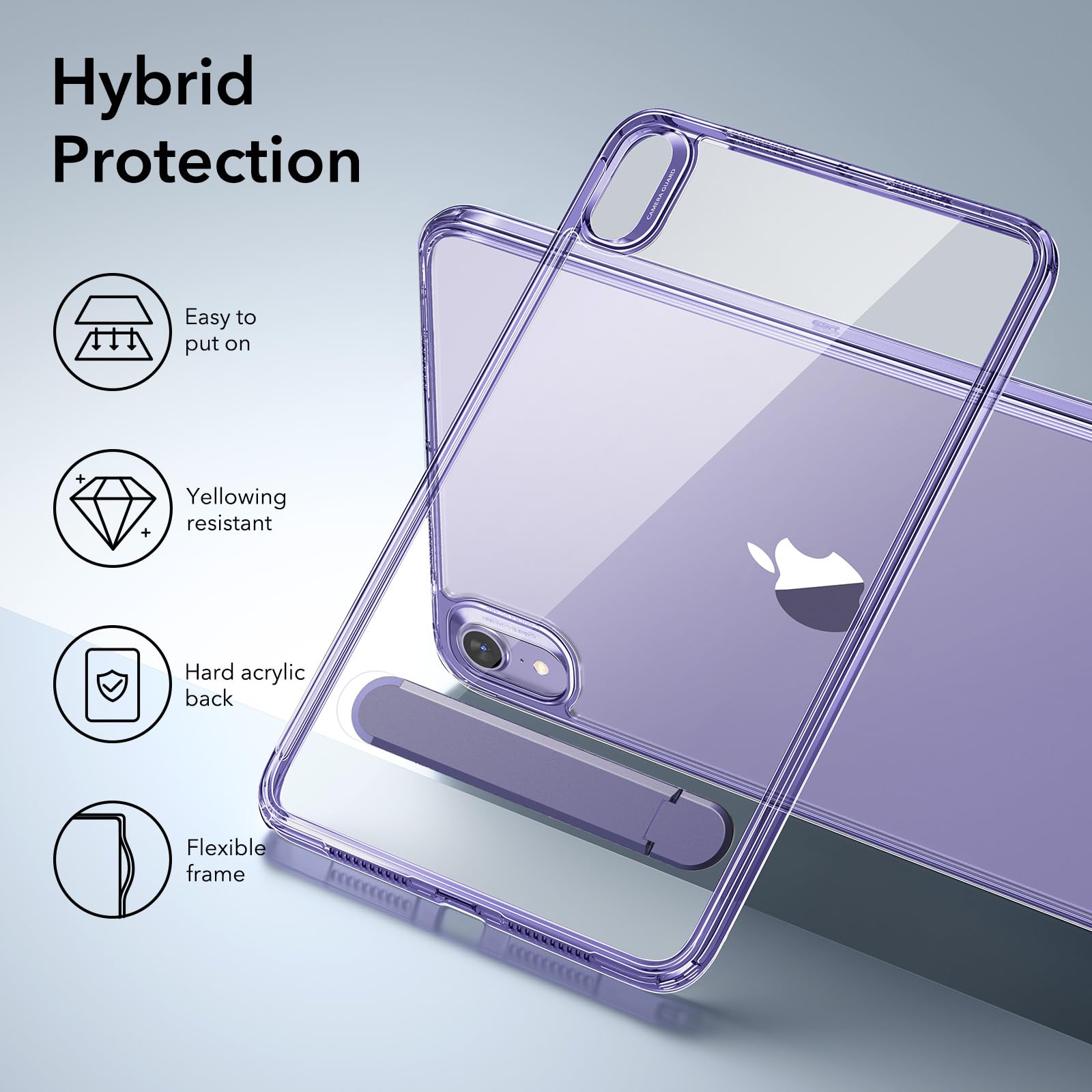 Foto 3 | Funda Esr Para Ipad Mini 7 A17 Pro, Ipad Mini De 7.ª Y 6.ª Generación, Color Morado - Venta Internacional.