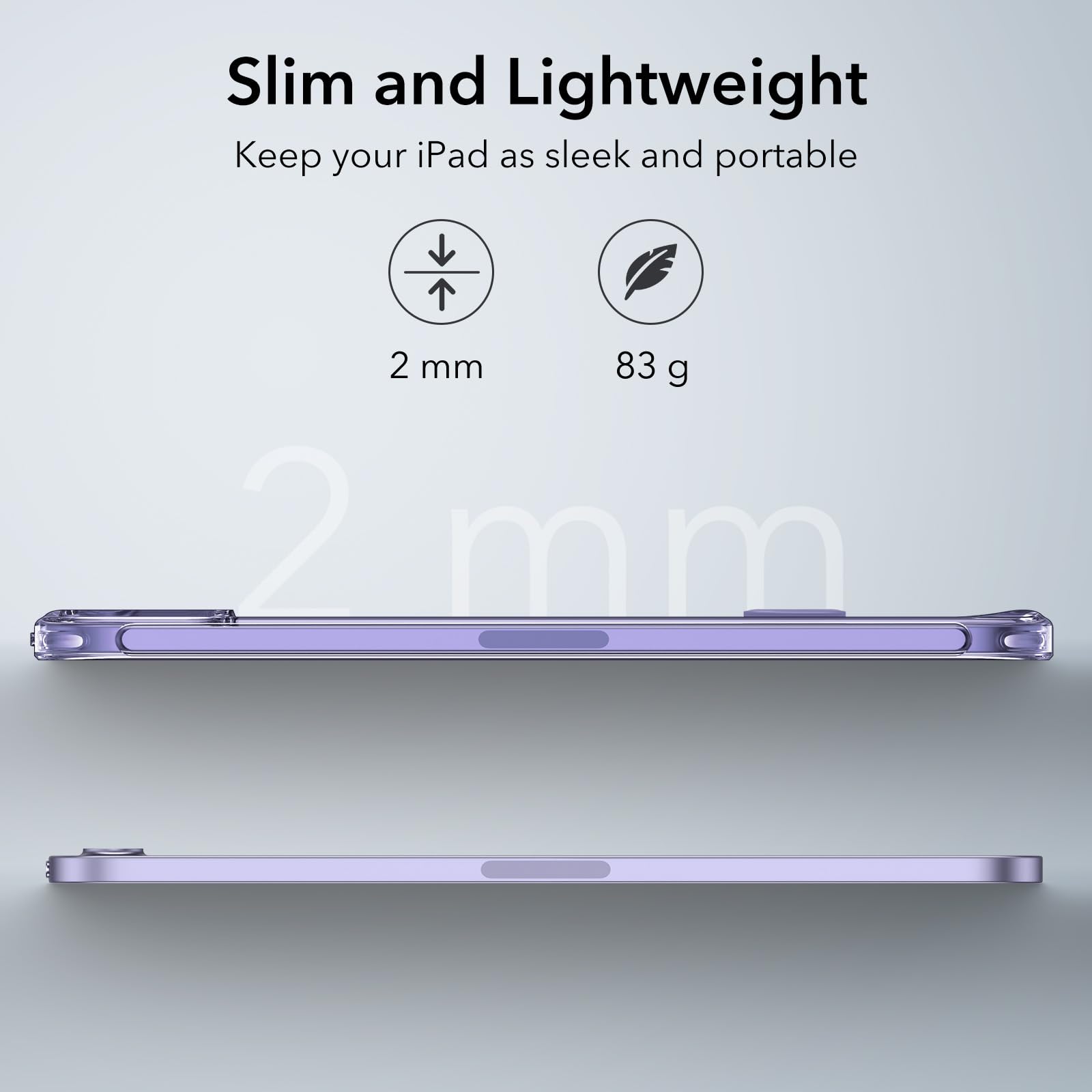 Foto 6 pulgar | Funda Esr Para Ipad Mini 7 A17 Pro, Ipad Mini De 7.ª Y 6.ª Generación, Color Morado - Venta Internacional.