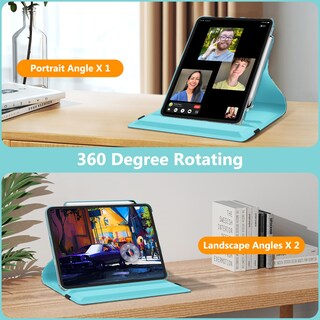 Foto 4 | Funda Giratoria Fintie Para Ipad Pro De 13 Pulgadas (m4) 2024 Con Lápiz - Venta Internacional.