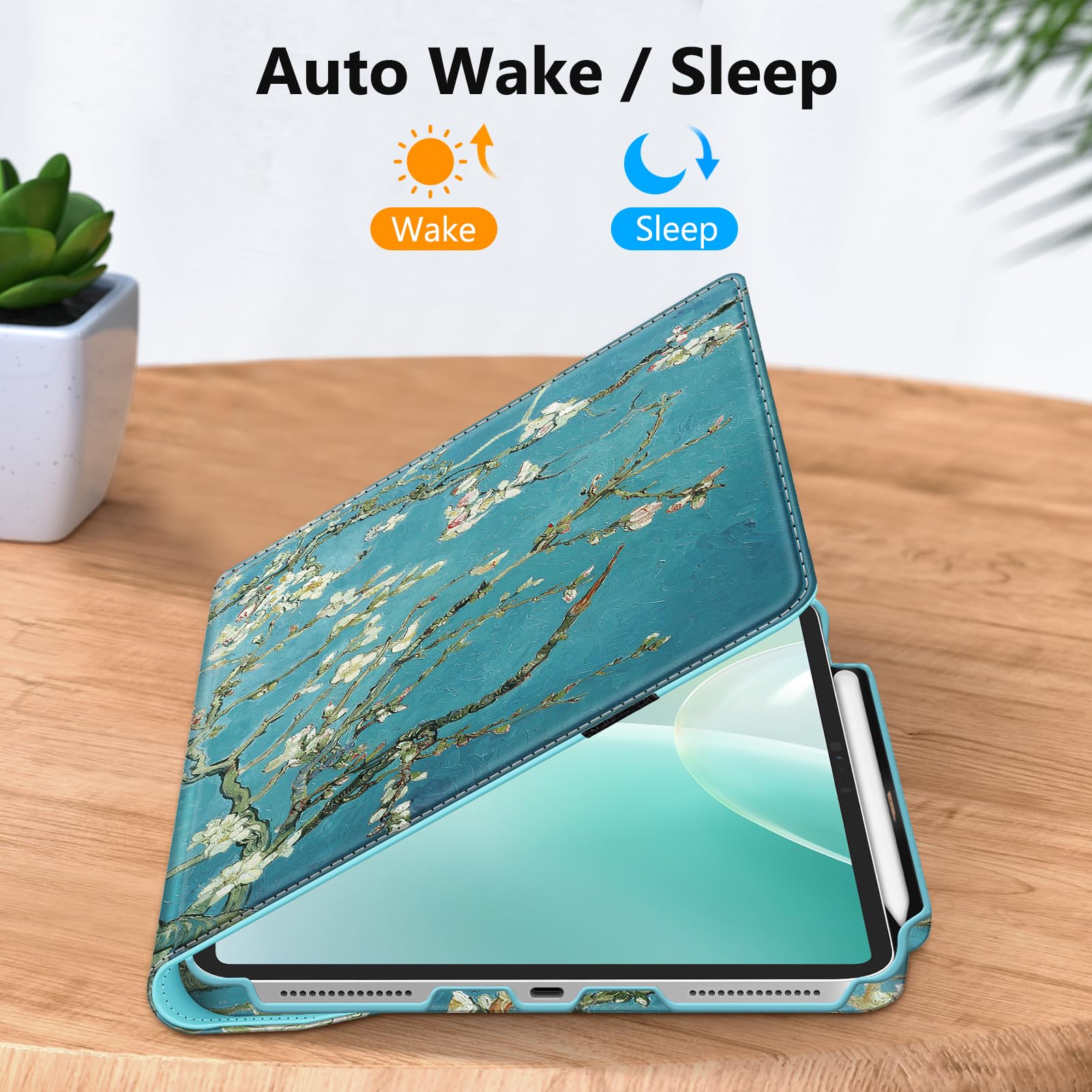 Foto 7 | Funda Giratoria Fintie Para Ipad Pro De 13 Pulgadas (m4) 2024 Con Lápiz - Venta Internacional.