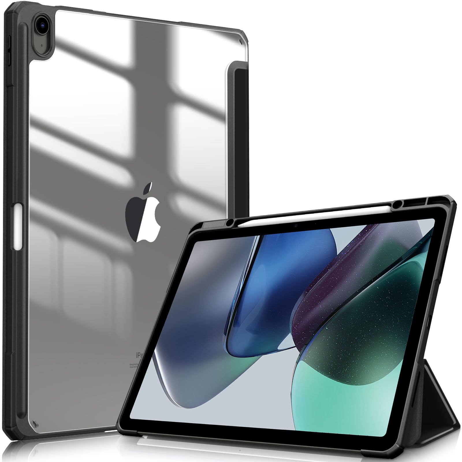 Foto 2 pulgar | Funda Fintie Hybrid Slim Para Ipad Air De 13 Pulgadas (m3) 2025, Color Negro - Venta Internacional.
