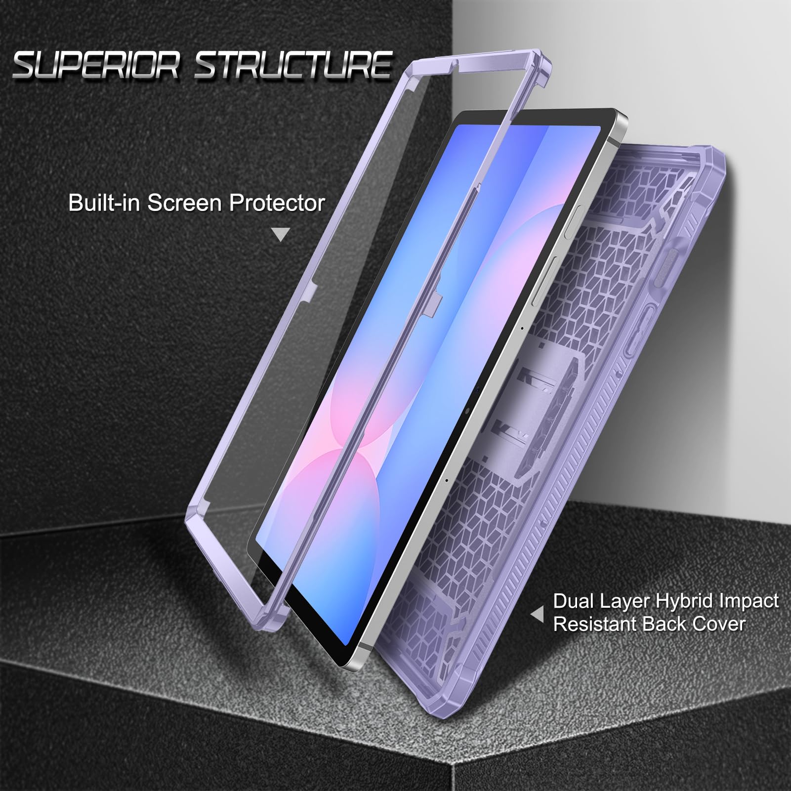 Foto 5 pulgar | Funda Fintie A Prueba De Golpes Para Samsung Galaxy Tab S10 Fe/ S9 Fe - Venta Internacional.