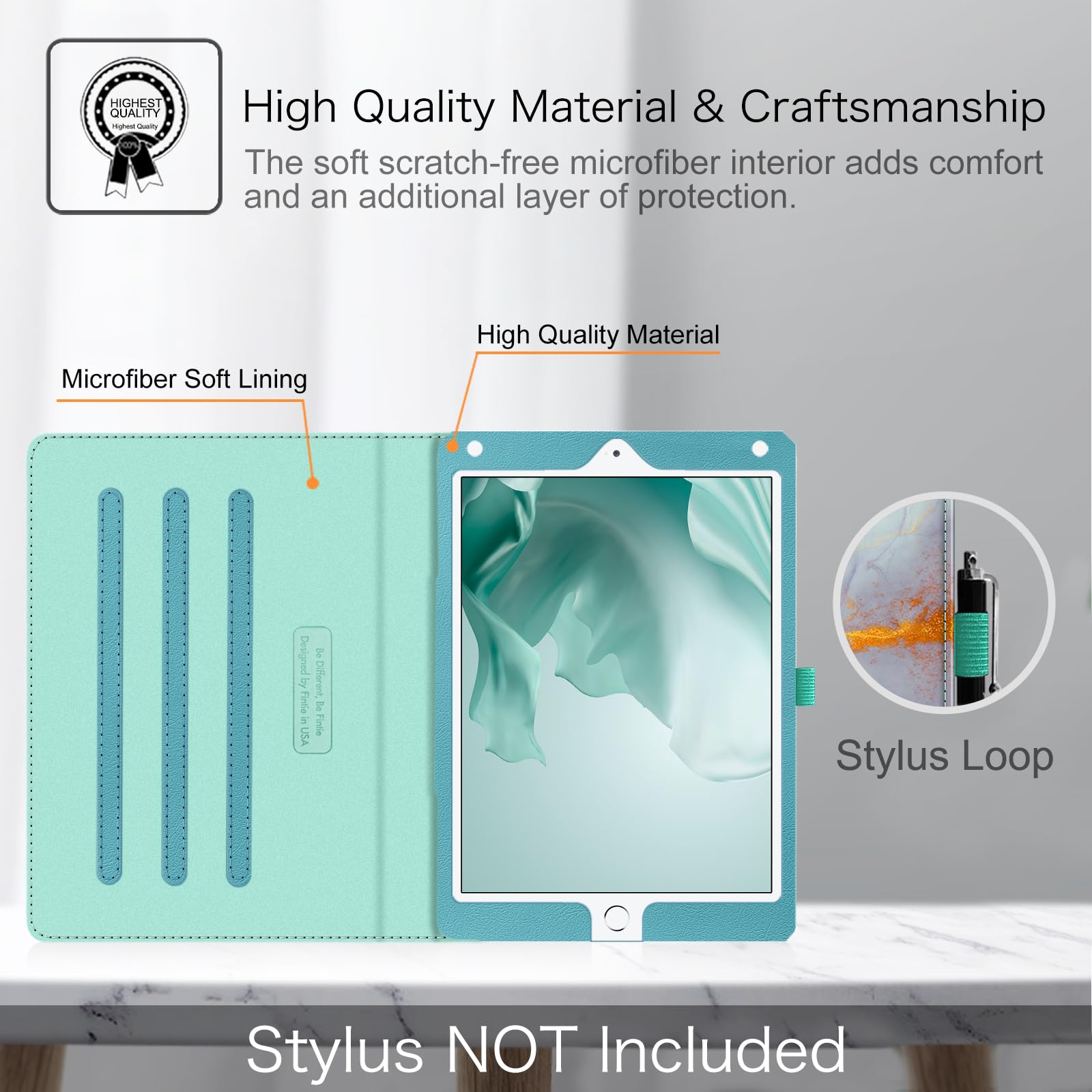 Foto 6 | Funda Fintie Para Ipad De 6.ª Y 5.ª Generación, Ipad Air 2/air 1 De 9,7 Pulgadas - Venta Internacional.