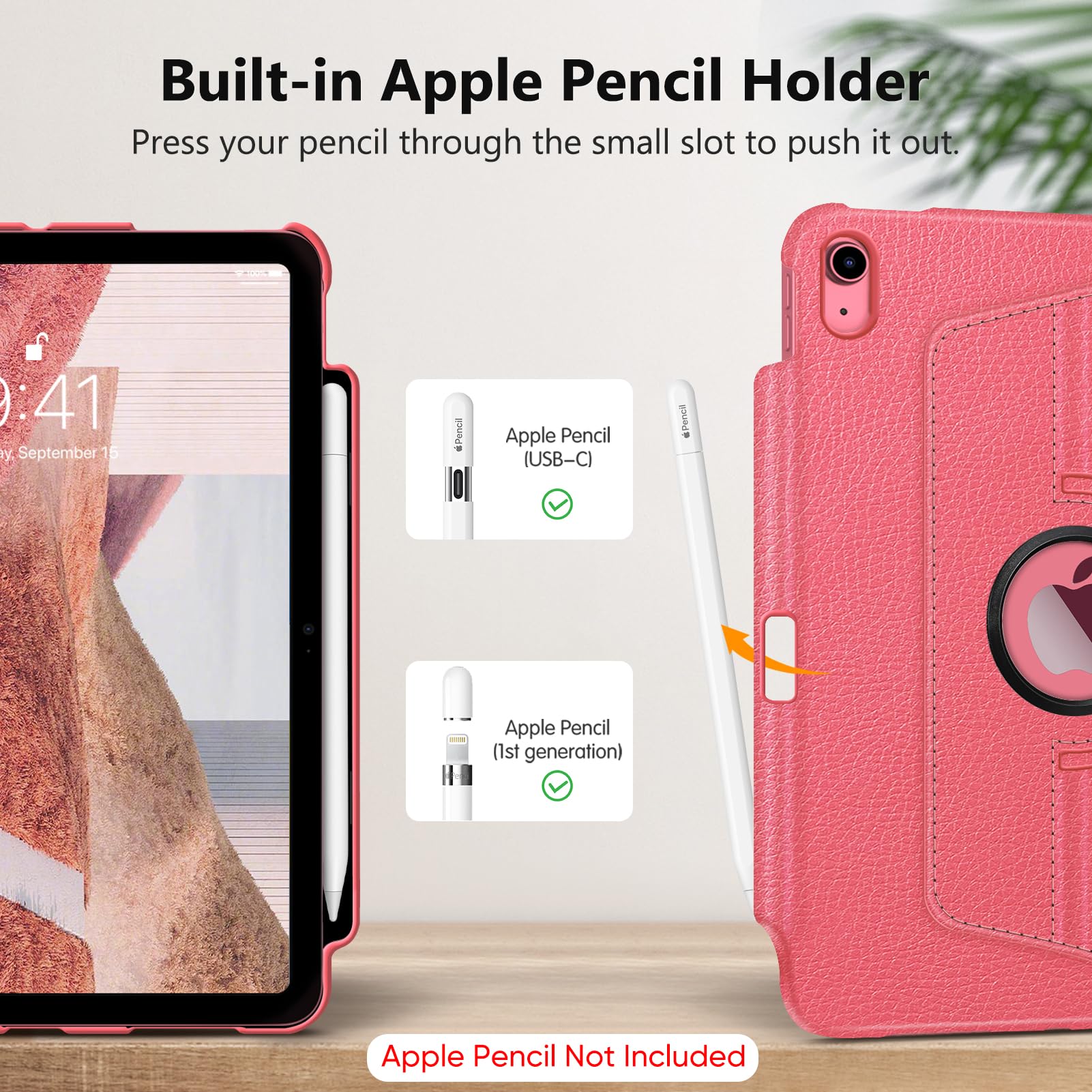 Foto 5 | Funda Giratoria Fintie Para Ipad 11.ª Generación De 11 Pulgadas Y 10.ª Generación 10 - Venta Internacional.