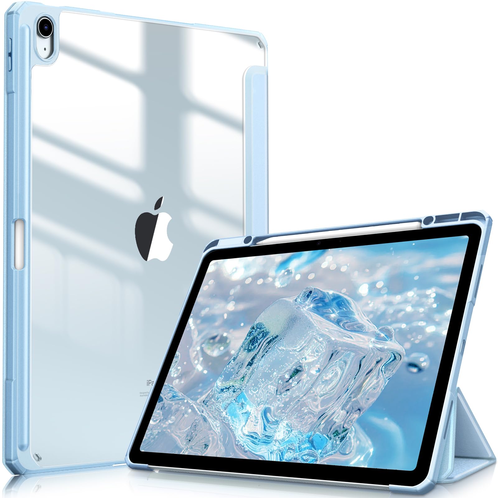 Foto 2 pulgar | Funda Fintie Hybrid Slim Para Ipad Air De 13 Pulgadas (m3) 2025, Color Azul Cielo - Venta Internacional.
