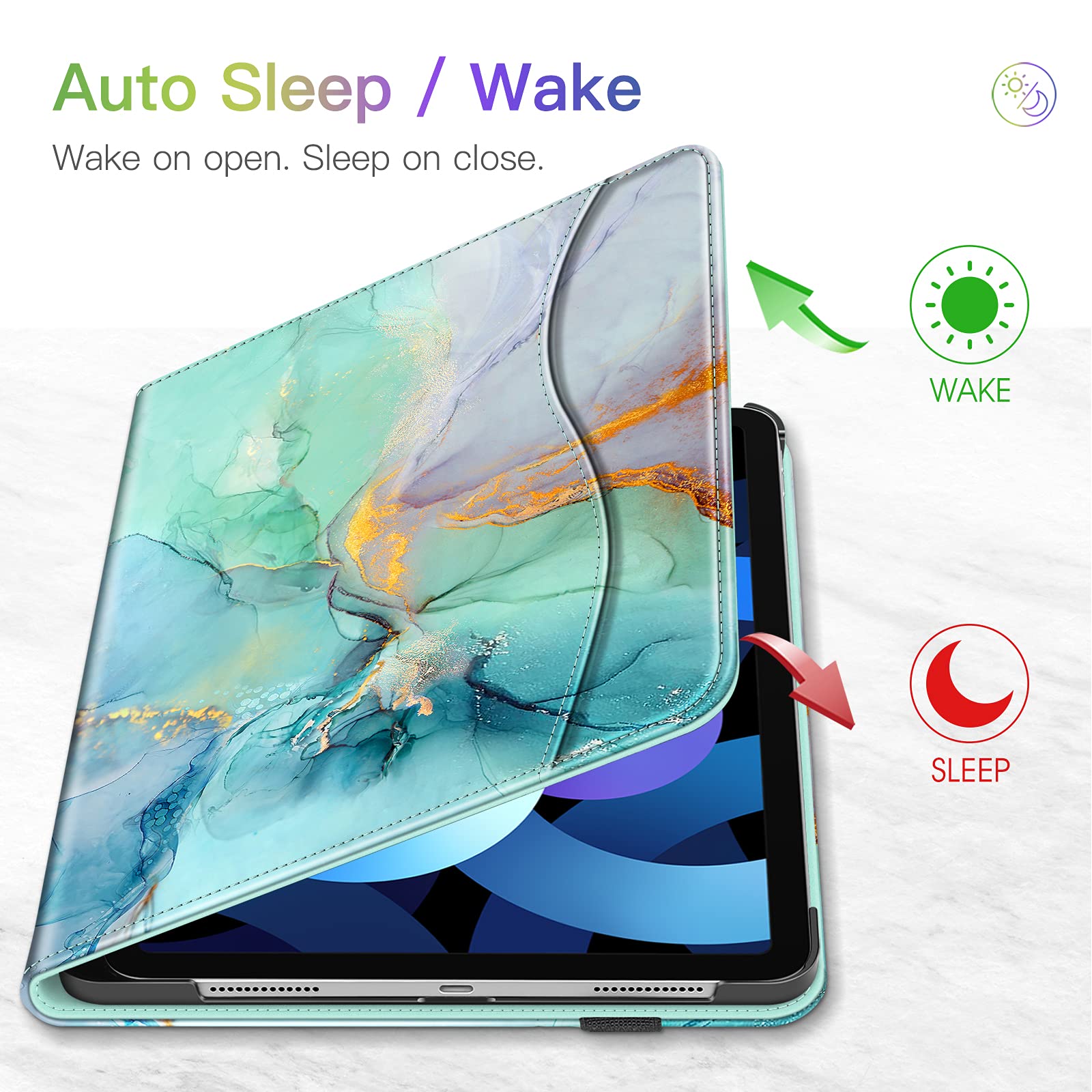Foto 4 pulgar | Funda Fintie Para Ipad Air M3 (2025) /m2 (2024), Air 5th (2022) /4.ª Generación (2020) - Venta Internacional.