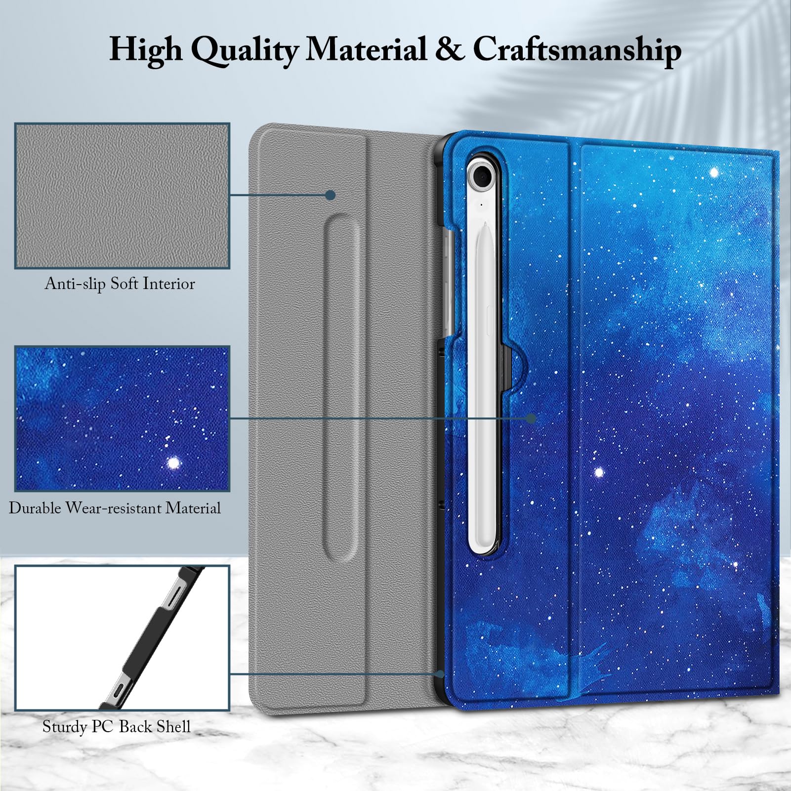 Foto 7 pulgar | Funda De Teclado Fintie Para Samsung Galaxy Tab S10 Fe/s9 Fe 5g - Venta Internacional.