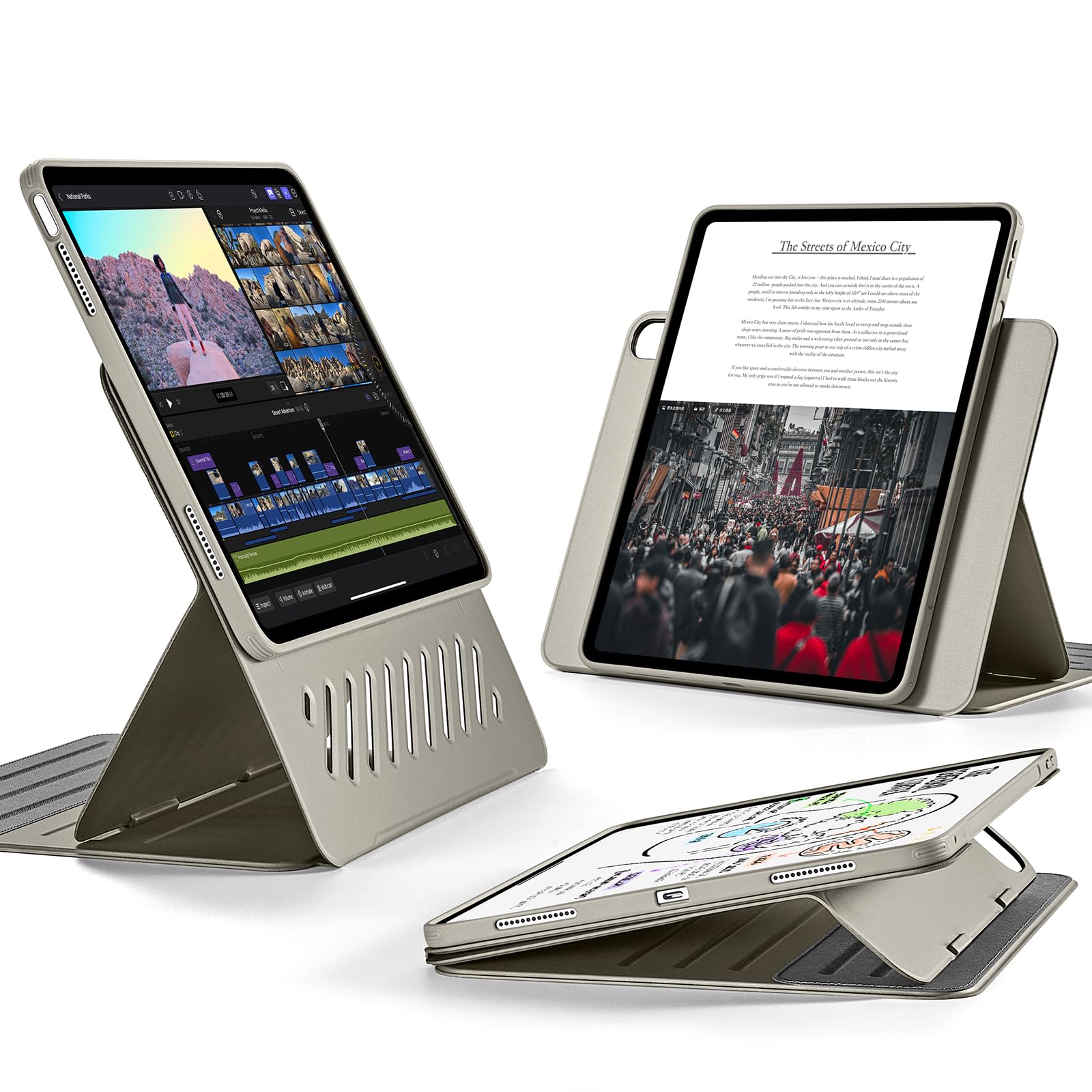 Foto 2 pulgar | Funda Esr Para Ipad Air De 13 Pulgadas (2025/2024) M3/m2 Con Soporte - Venta Internacional.