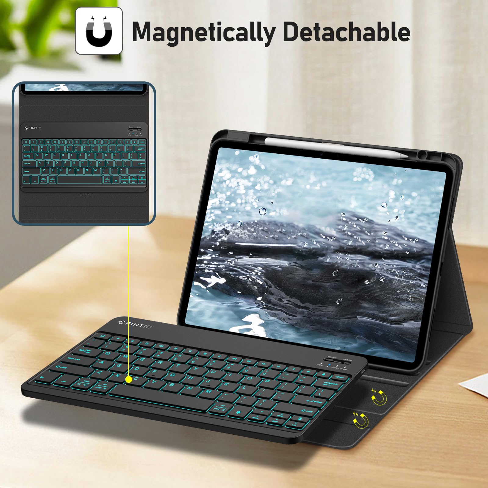 Foto 4 pulgar | Funda Con Teclado Fintie Para Ipad Air De 13 Pulgadas (m3) 2025/ (m2) 2024 - Venta Internacional.
