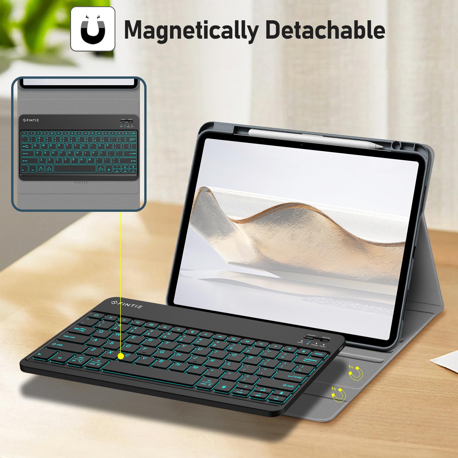 Foto 4 pulgar | Funda Con Teclado Fintie Para Ipad Pro 13 Pulgadas (m4) 2024 Con Lápiz - Venta Internacional.