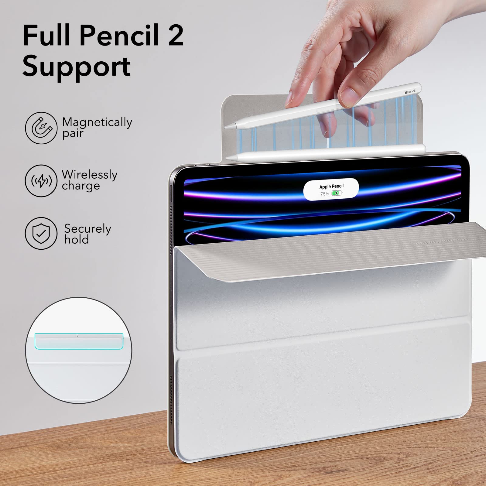 Foto 4 | Funda Esr Rebound Magnetic Compatible Con Ipad Pro De 11 Pulgadas - Venta Internacional.